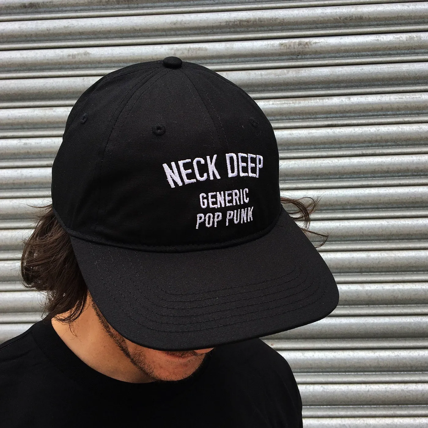 Neck Deep Generic Pop Punk Dad Hat (Black)
