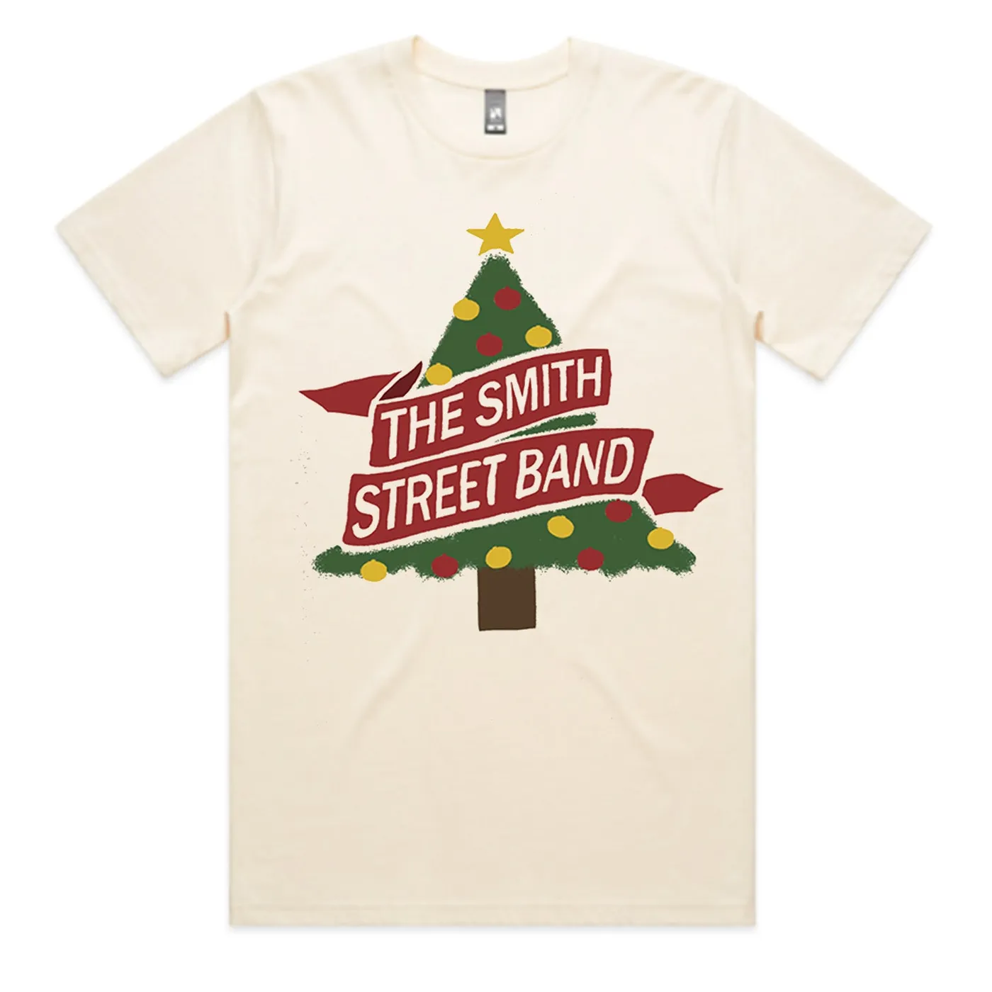 The Smith Street Band Xmas Tree T-Shirt (Ecru)