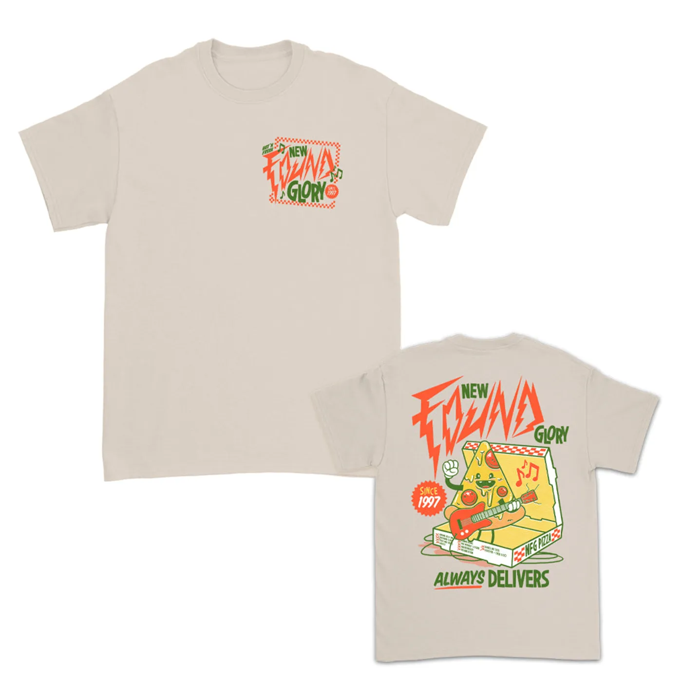 New Found Glory Cheese Face Tee (Sand)