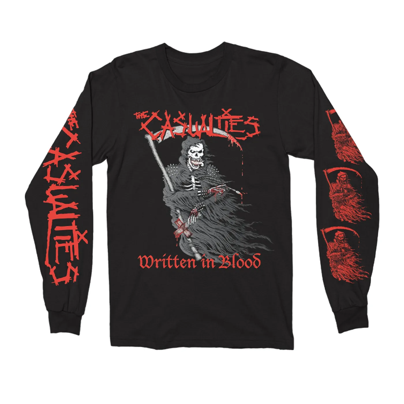 The Casualties Written in Blood Long Sleeve (Black)