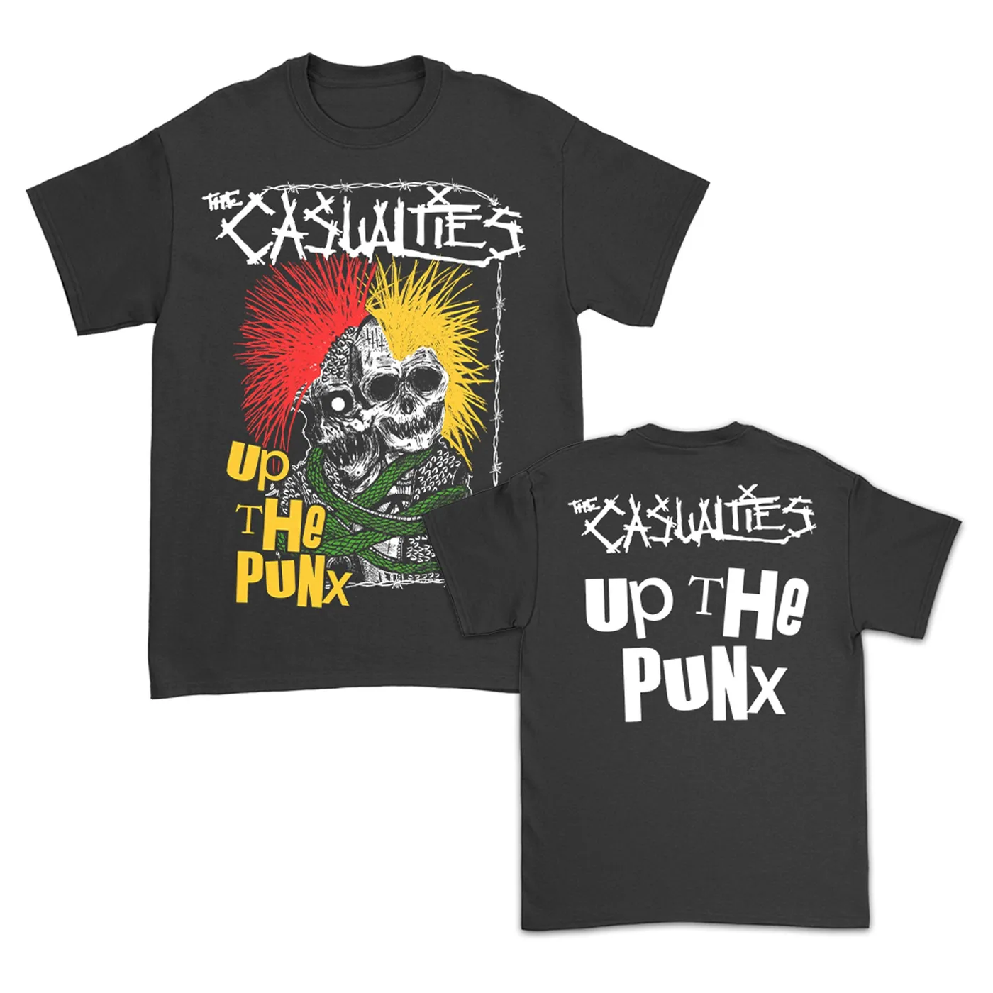 The Casualties Up the Punx Tee (Black)