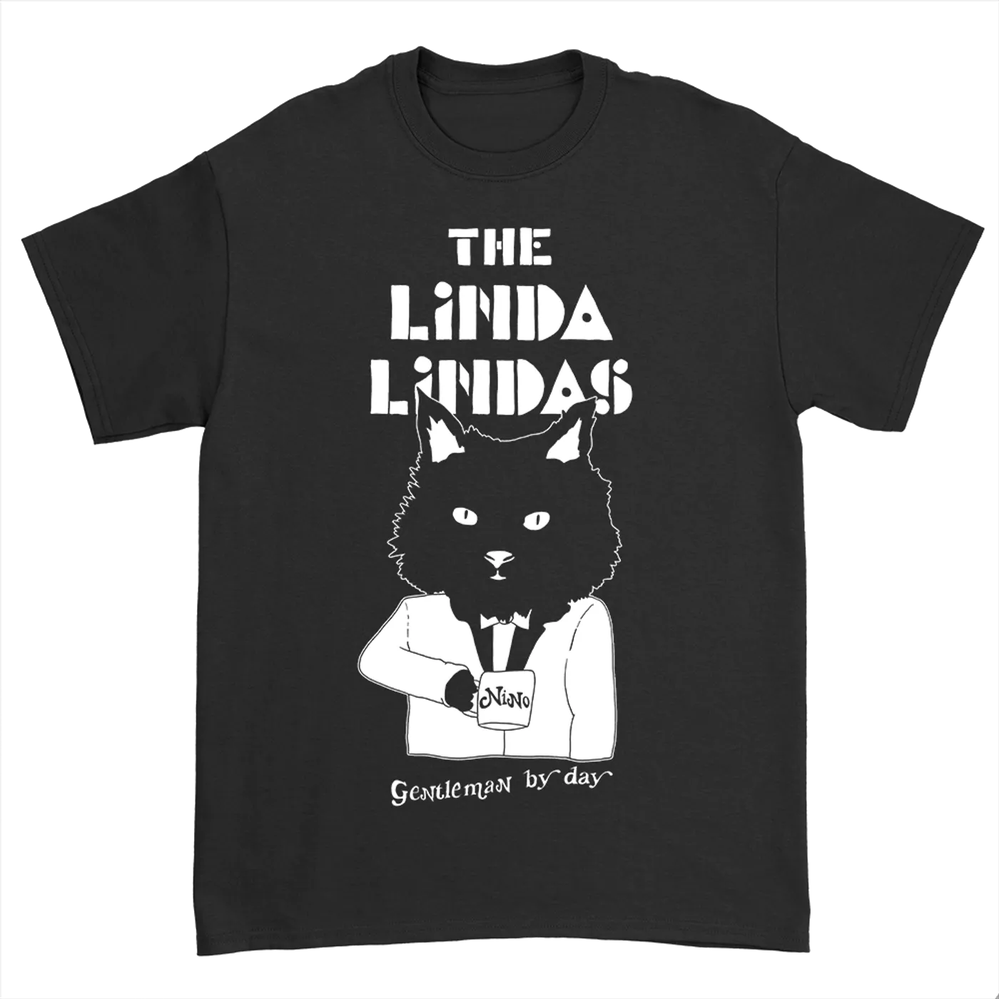 The Linda Lindas Gentleman Cat Tshirt (Black)