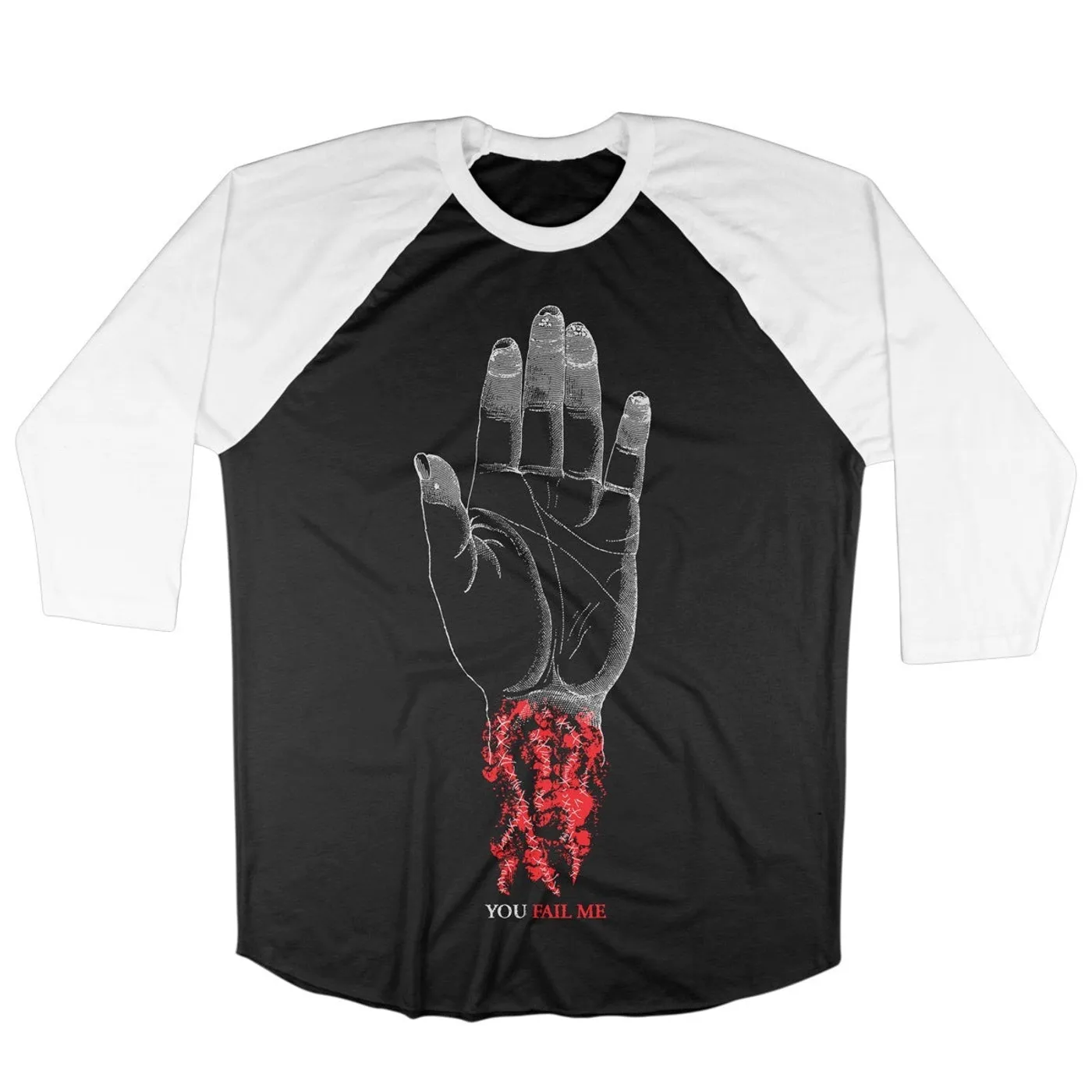Converge You Fail Me Redux Raglan (Black/White)