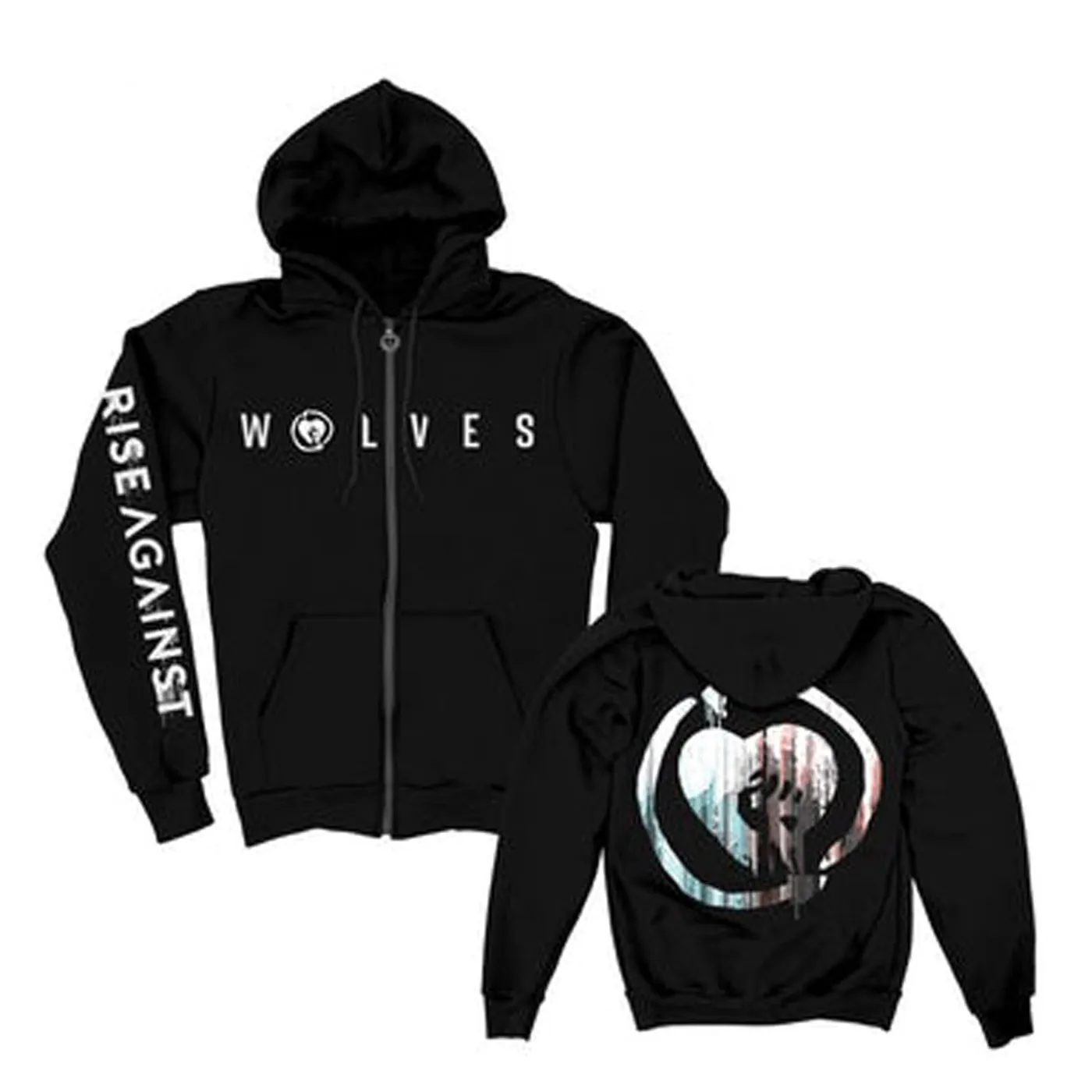Rise Against We Are The Wolves Zip Hoodie