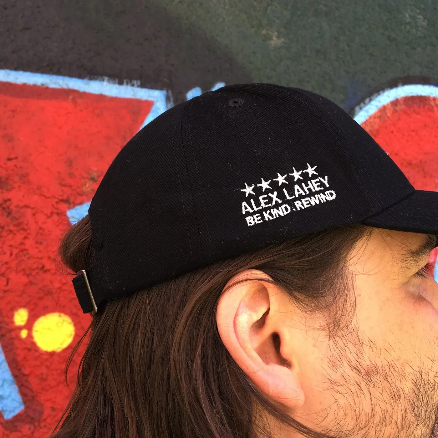 Alex Lahey Big Al's Video Land Embroidered Dad Hat (Black)
