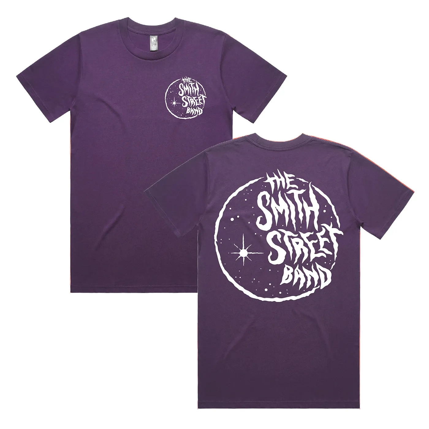 The Smith Street Band Plum Moon Tee (White Print)