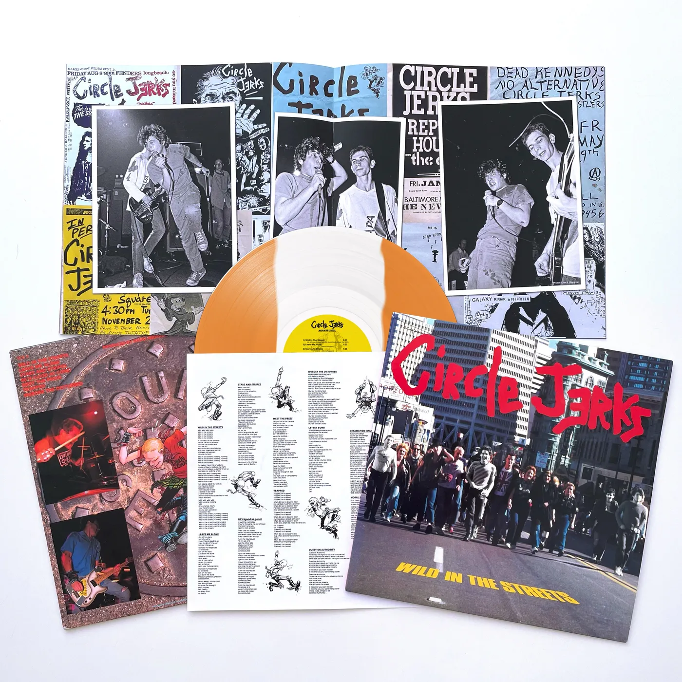 Circle Jerks Wild in the Streets Deluxe Anniversary Edition LP (3 Stripe) (Vinyl)