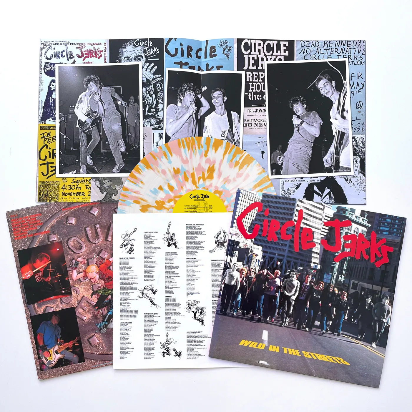 Circle Jerks Wild in the Streets Deluxe Anniversary Edition LP (White Splatter) (Vinyl)