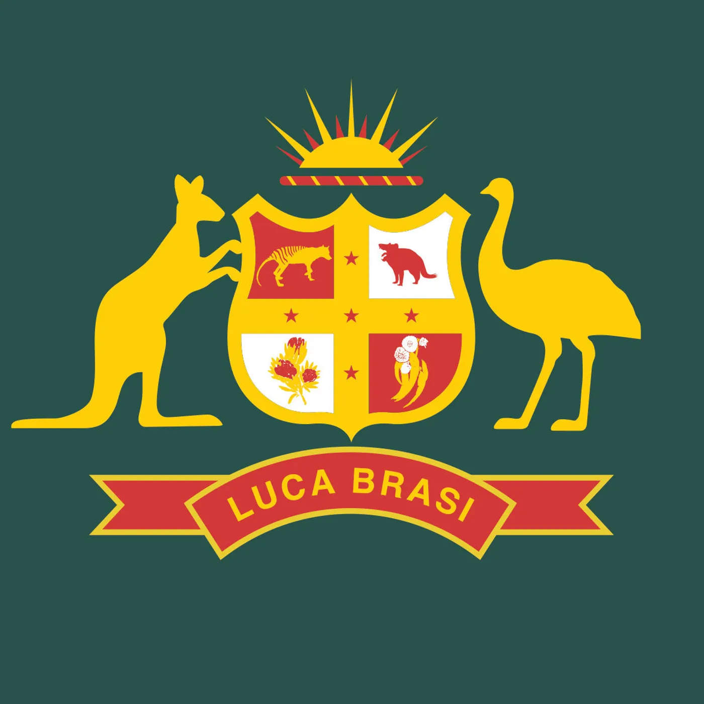 Luca Brasi Coat of Arms Cord Hat (Green)