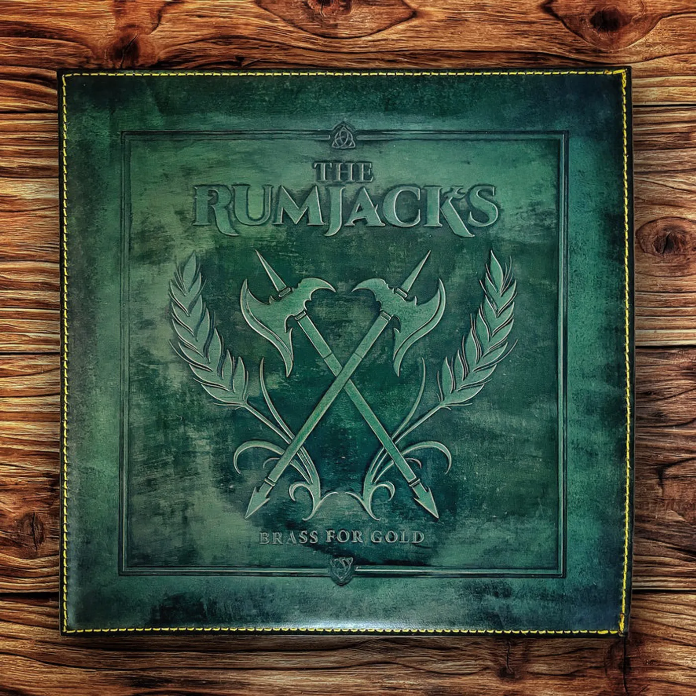 The Rumjacks Extremely Limited Edition Handmade Leather Vinyl Sleeve