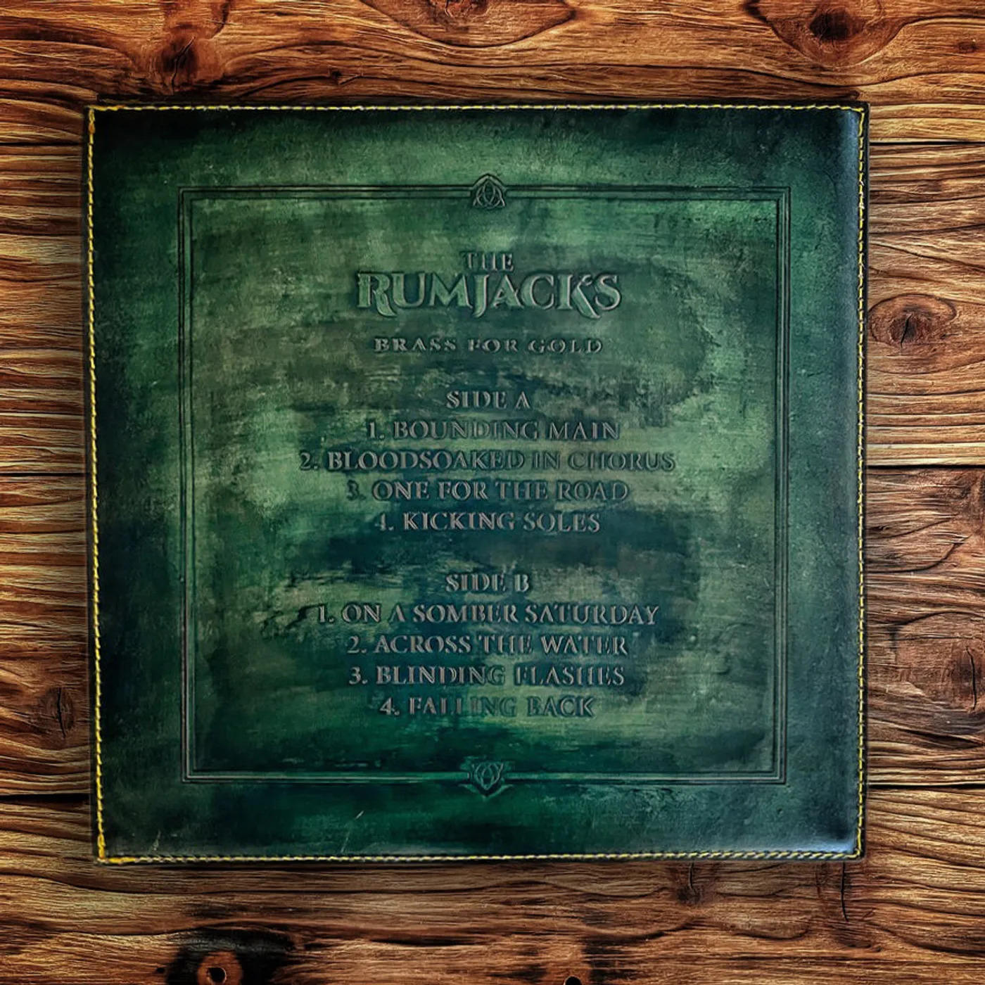 The Rumjacks Extremely Limited Edition Handmade Leather Vinyl Sleeve