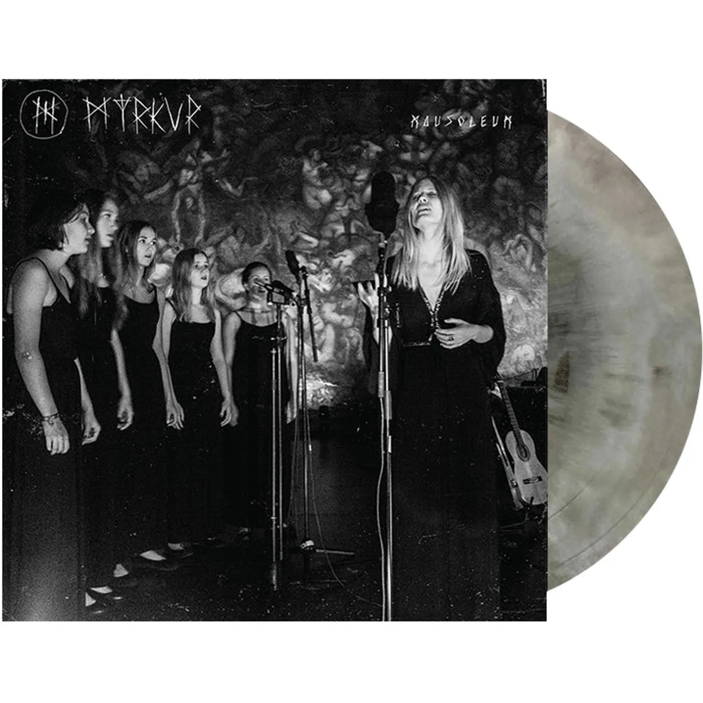 Myrkur Mausoleum LP (Black & White Galaxy Merge Vinyl)