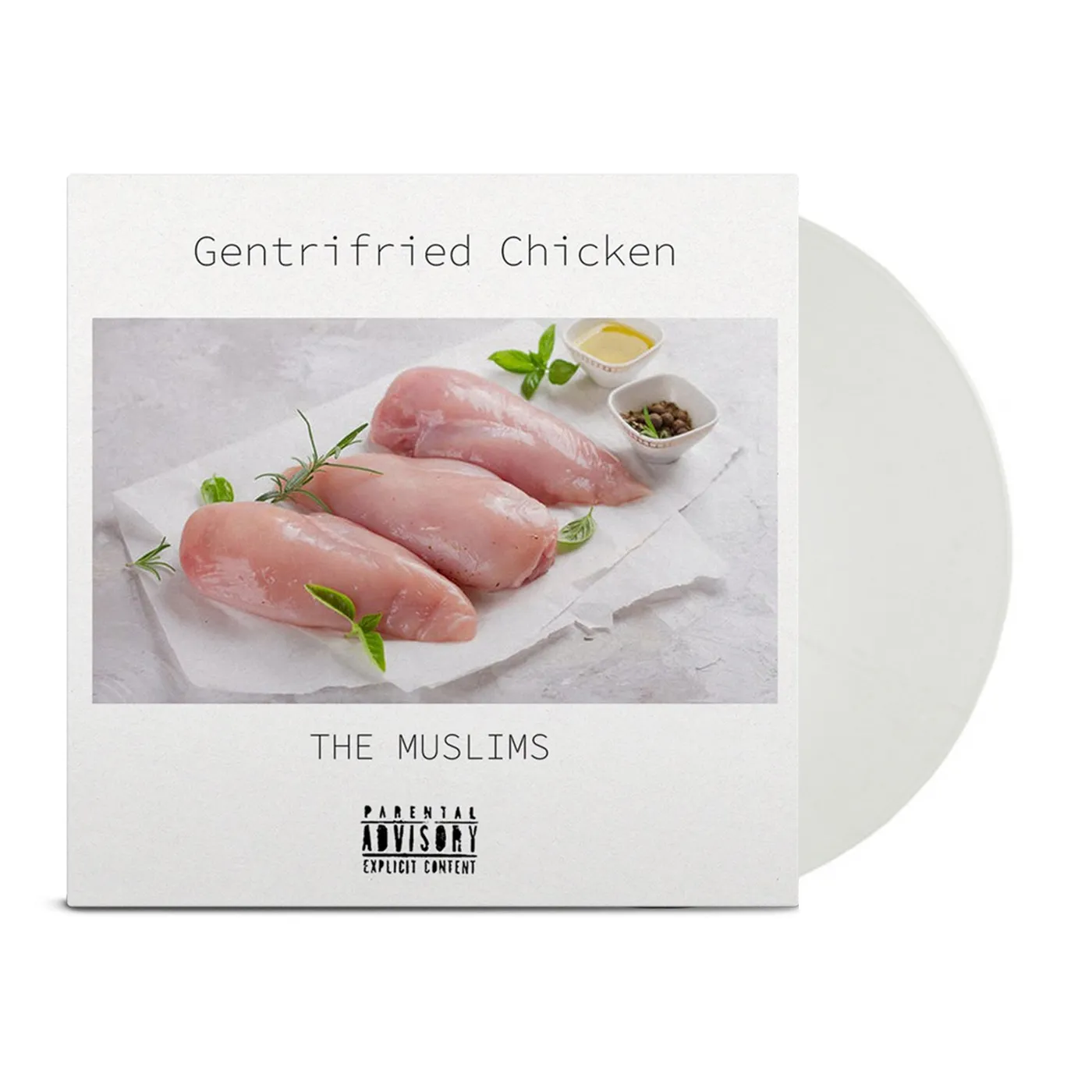 The Muslims Gentrifried Chicken LP (Gentrifier White) (Vinyl)