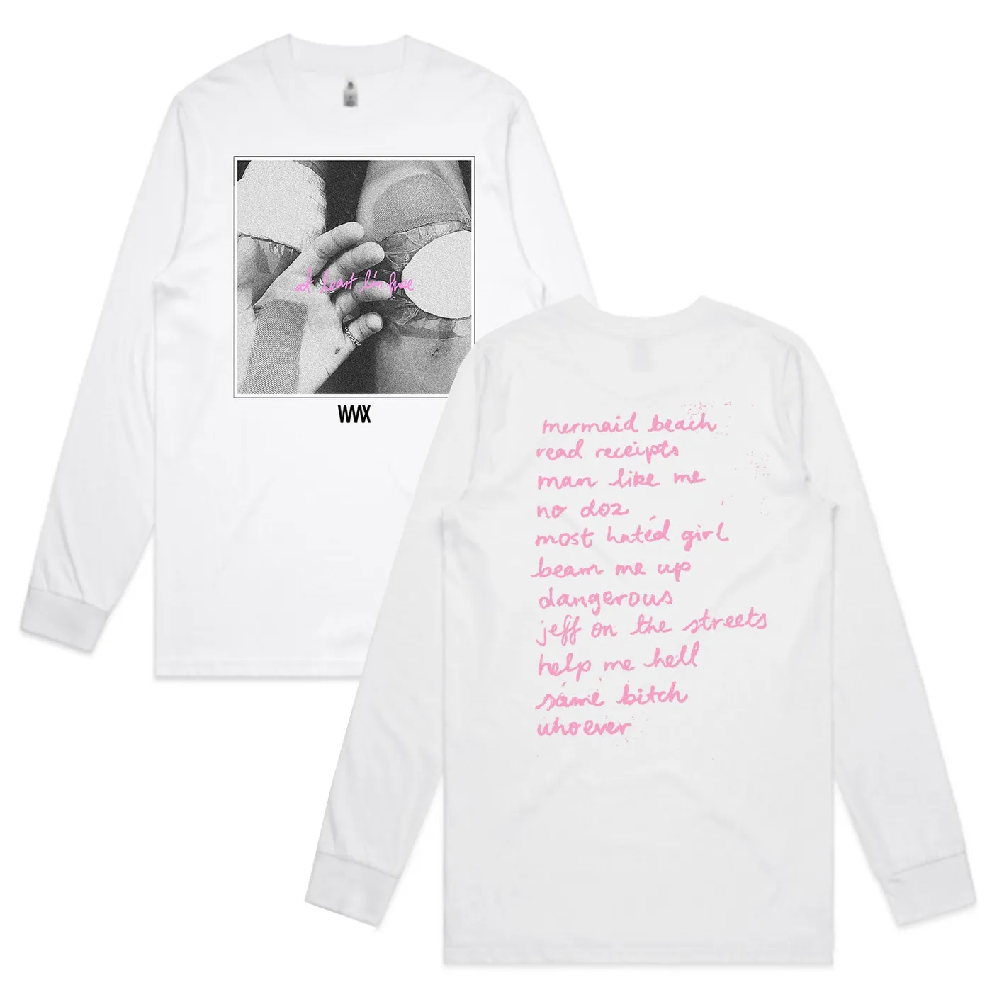 WAAX At Least I'm Free Tracklist Longsleeve + Download