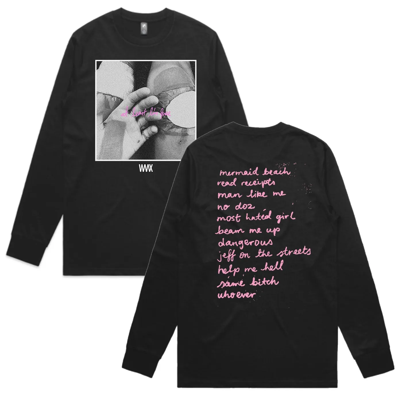 WAAX At Least I'm Free Tracklist Longsleeve + Download