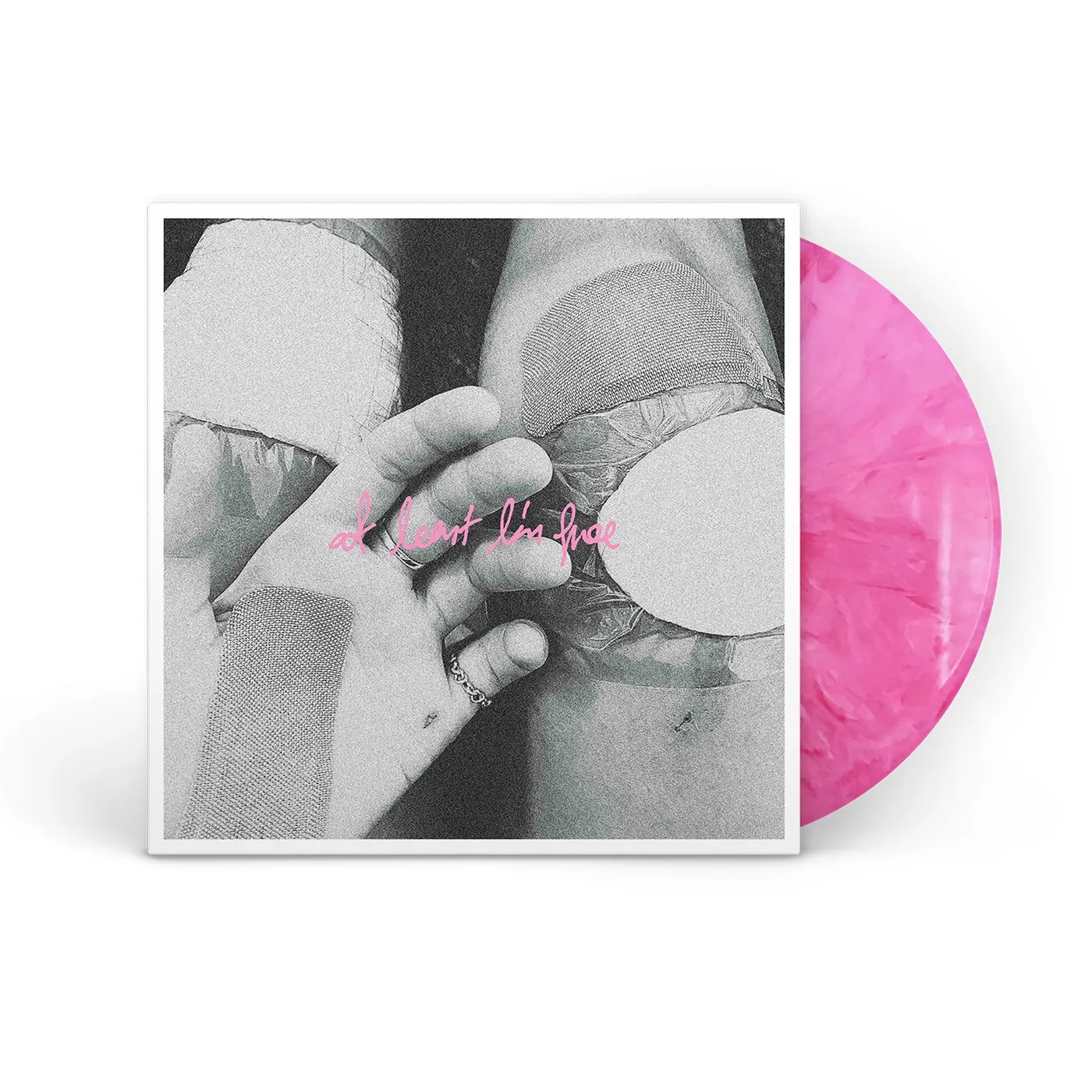 WAAX At Least I'm Free LP (Pink Marble Vinyl)