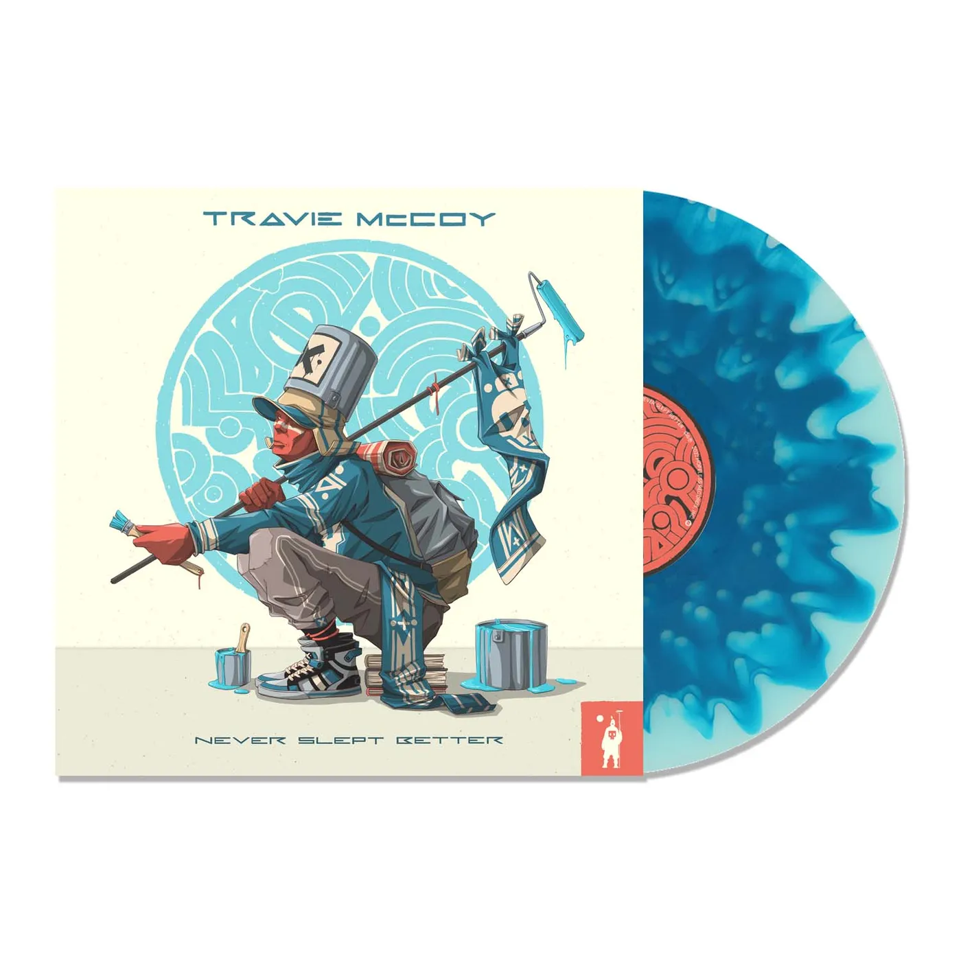 Travie McCoy Never Slept Better LP (Cloudy Blue) (Vinyl)