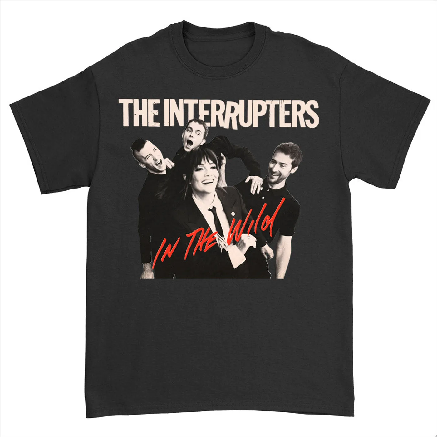 The Interrupters In The Wild Cover T-Shirt (Black)
