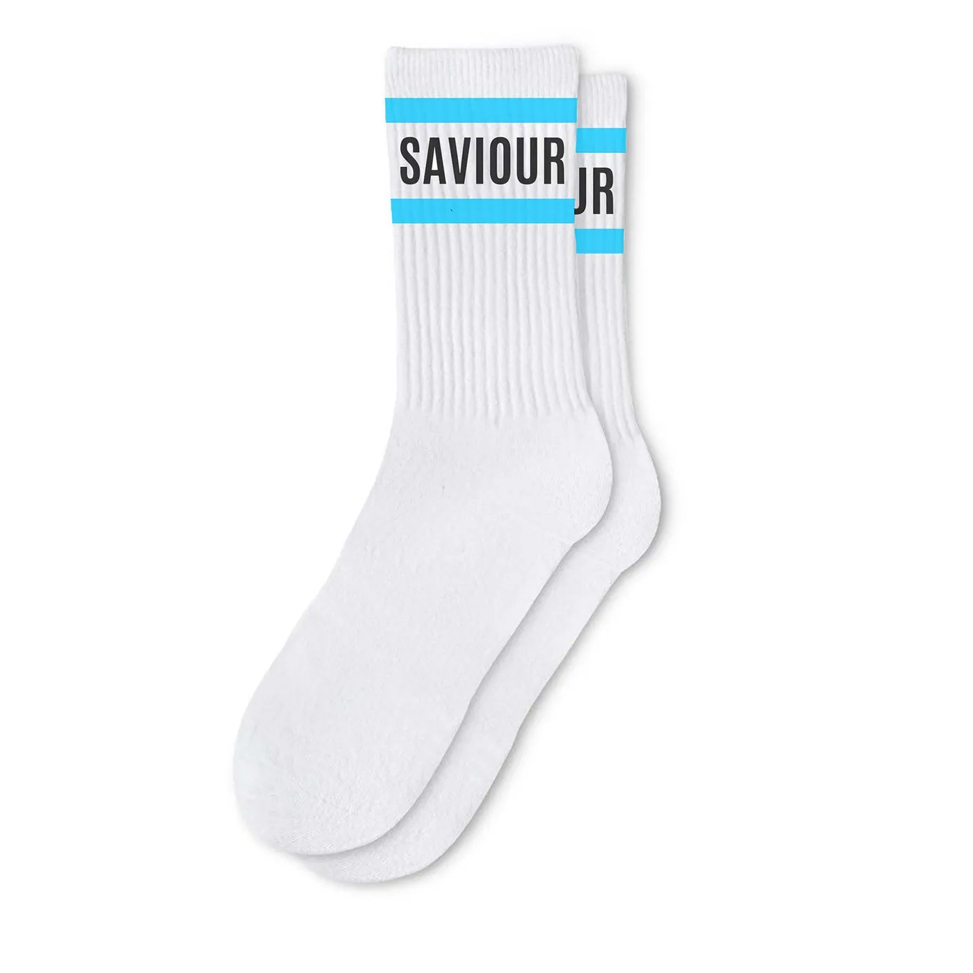 Saviour Logo Socks (White)