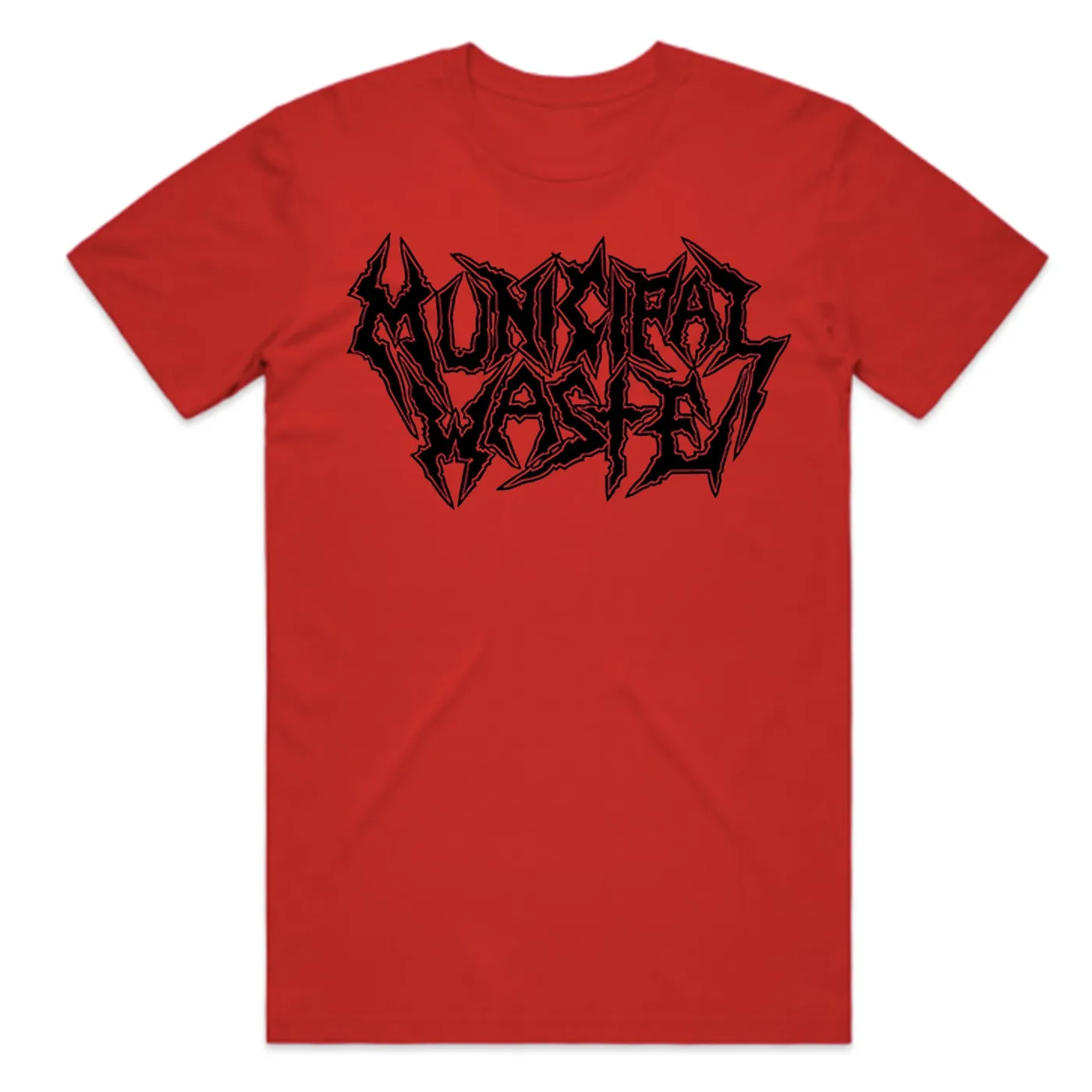 Municipal Waste Logo T-Shirt (Red)