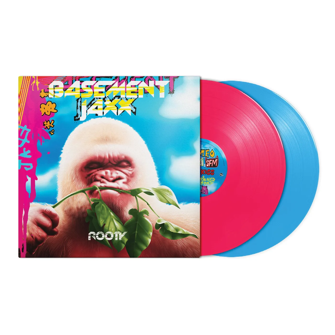 Basement Jaxx Rooty 2LP (Pink & Blue Vinyl)