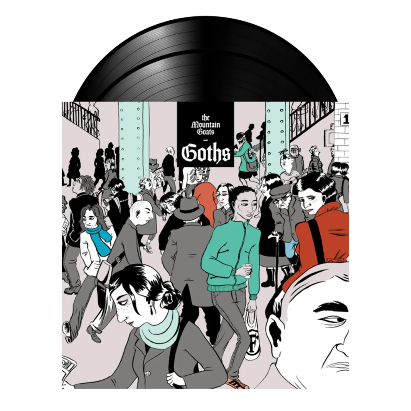 The Mountain Goats Goths (Black) 2LP