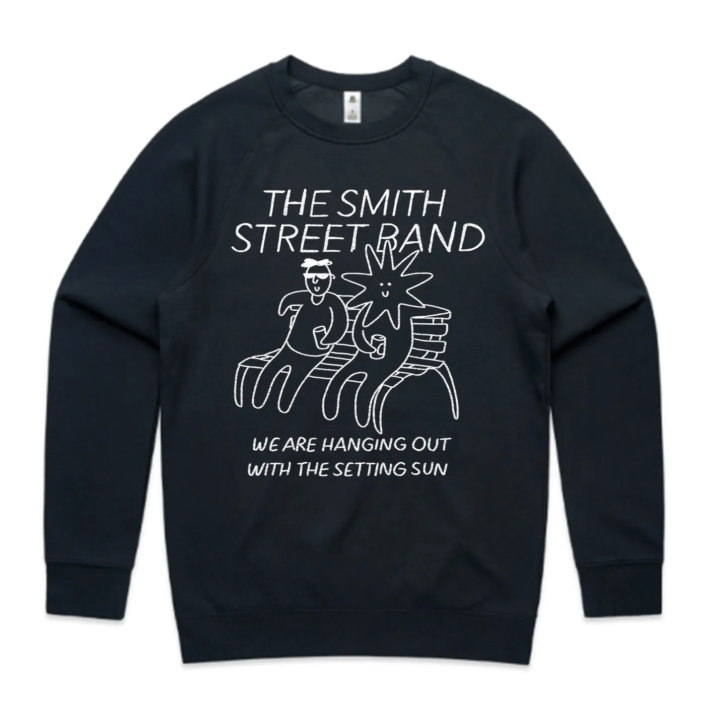 The Smith Street Band Setting Sun Crewneck (Navy) + Download