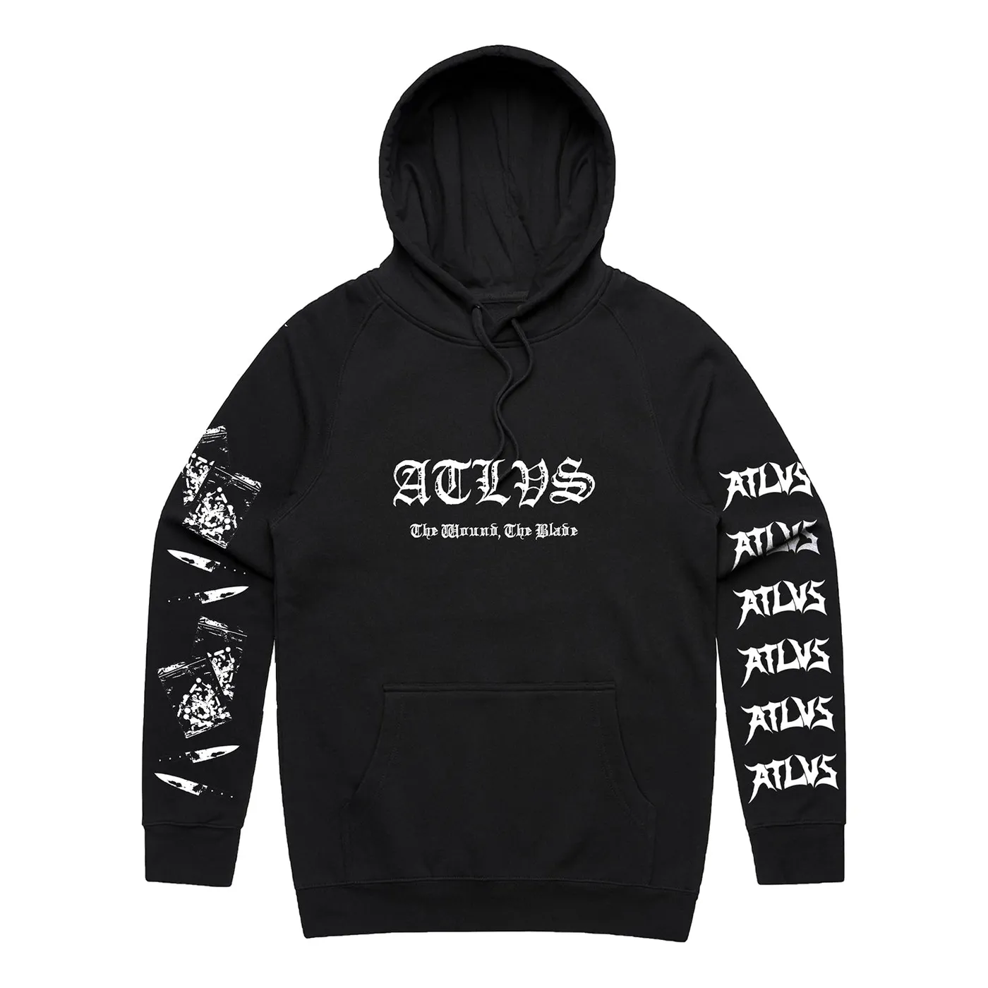 ATLVS The Wound, The Blade Hoodie (Black)