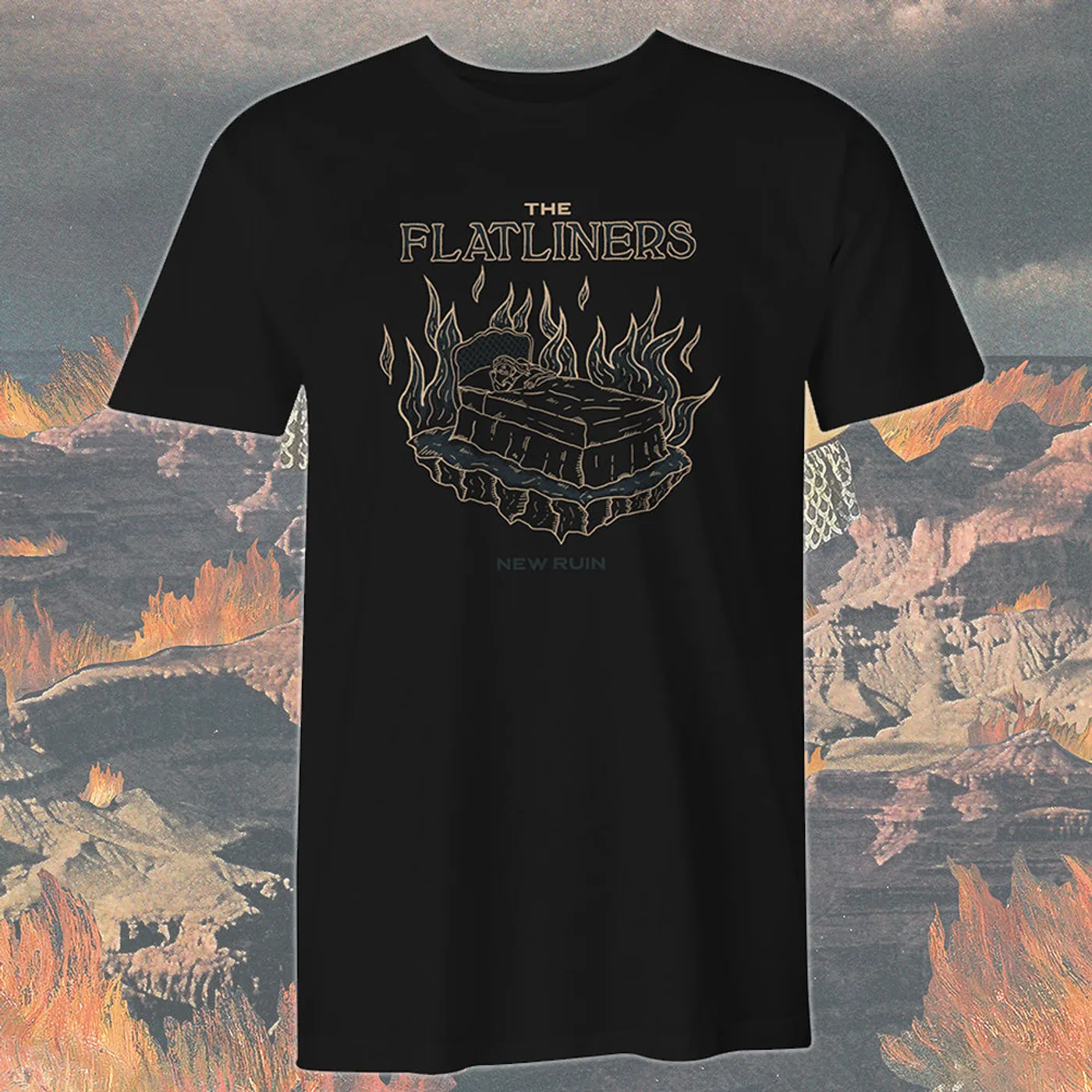The Flatliners New Ruin T-Shirt (Black)