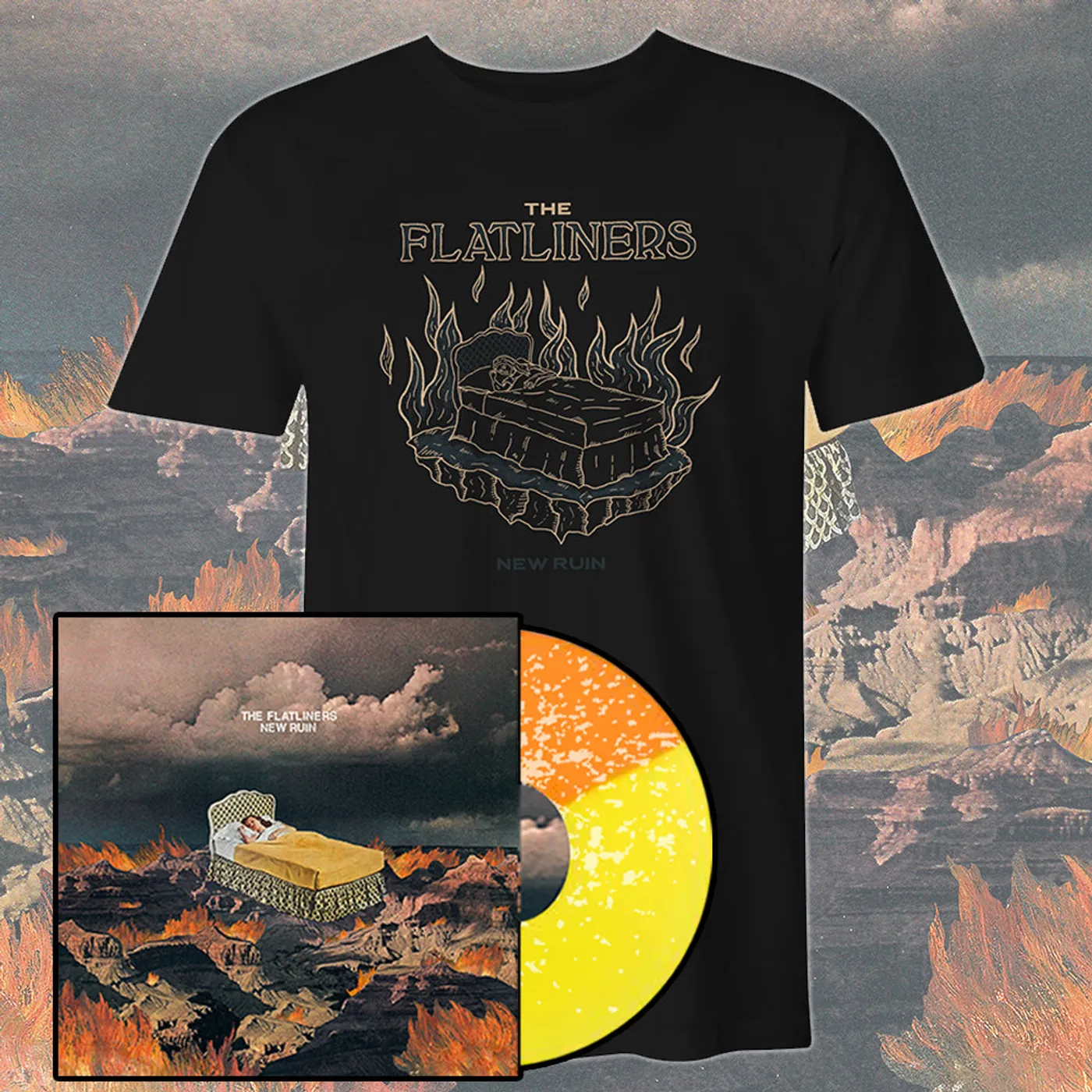 The Flatliners New Ruin LP (Colour Vinyl) Bundle