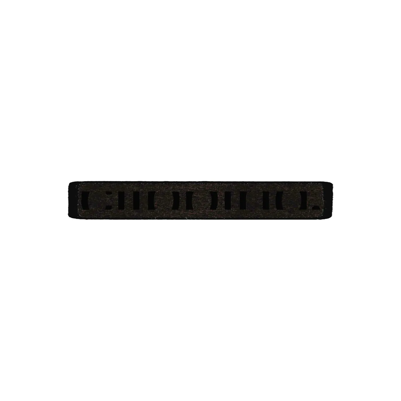 clipping. Logo Patch (Black on Black)