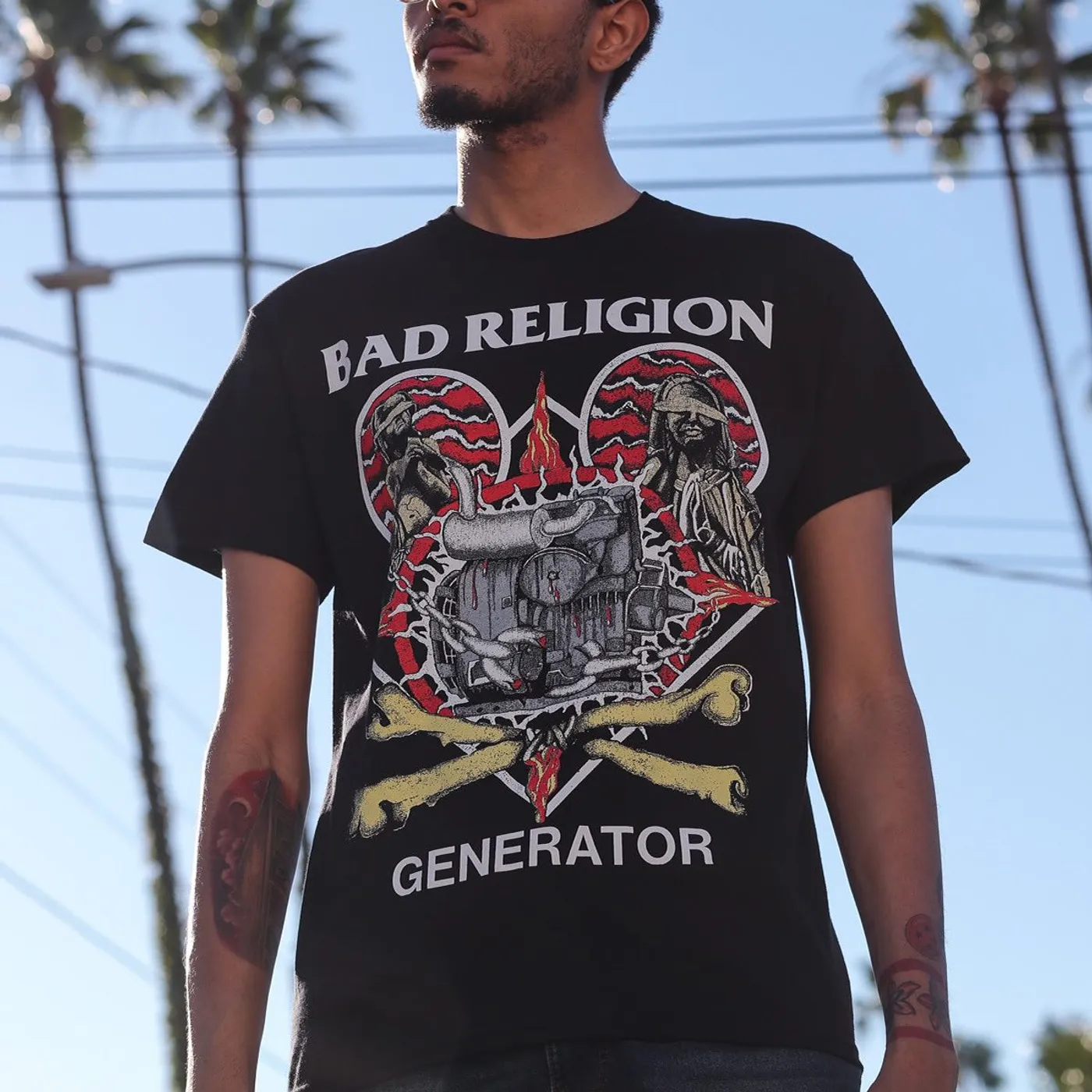 Bad Religion Generator Blindfolded Tee (Black)