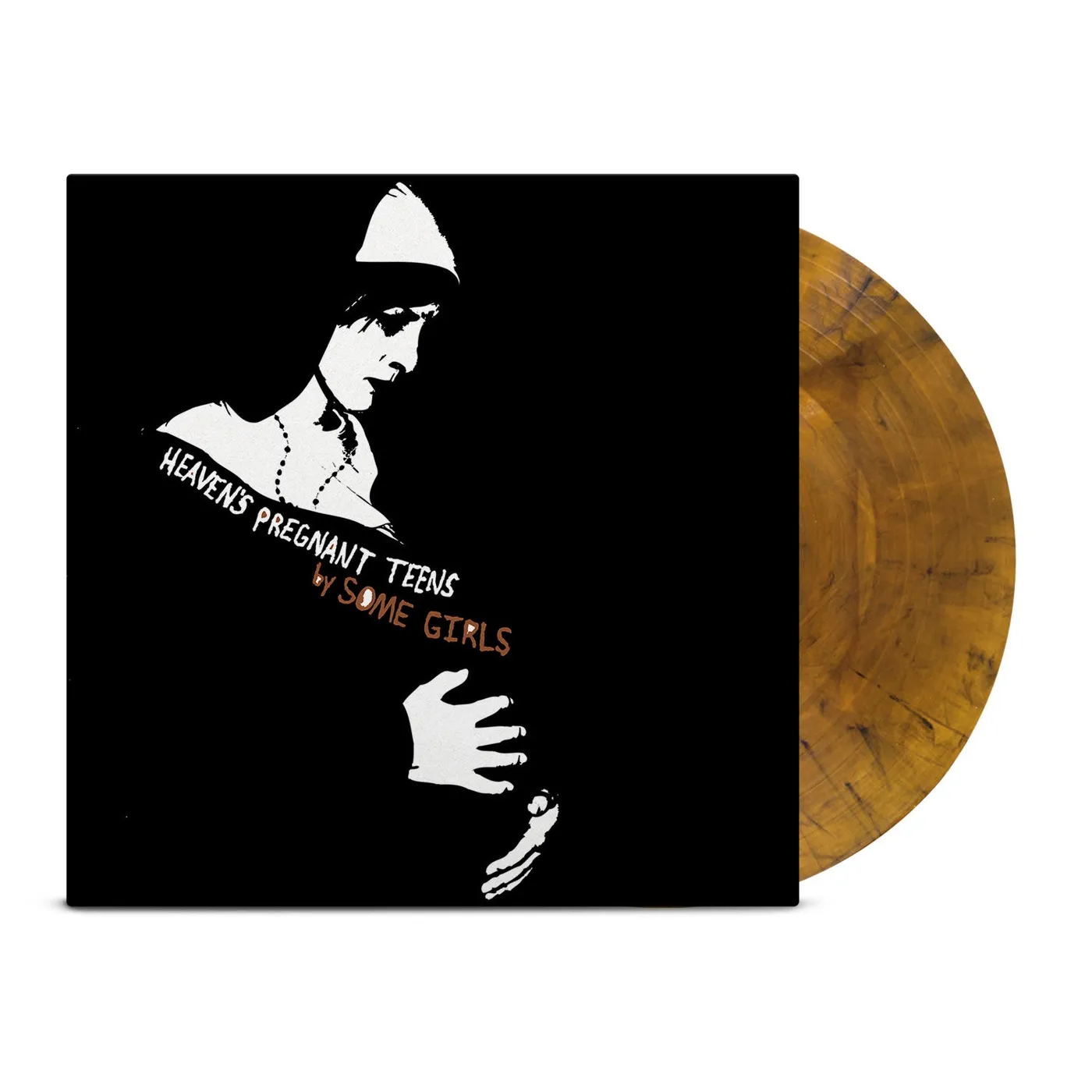 Some Girls Heaven’s Pregnant Teens LP (Black with Gold Swirl) (Vinyl)