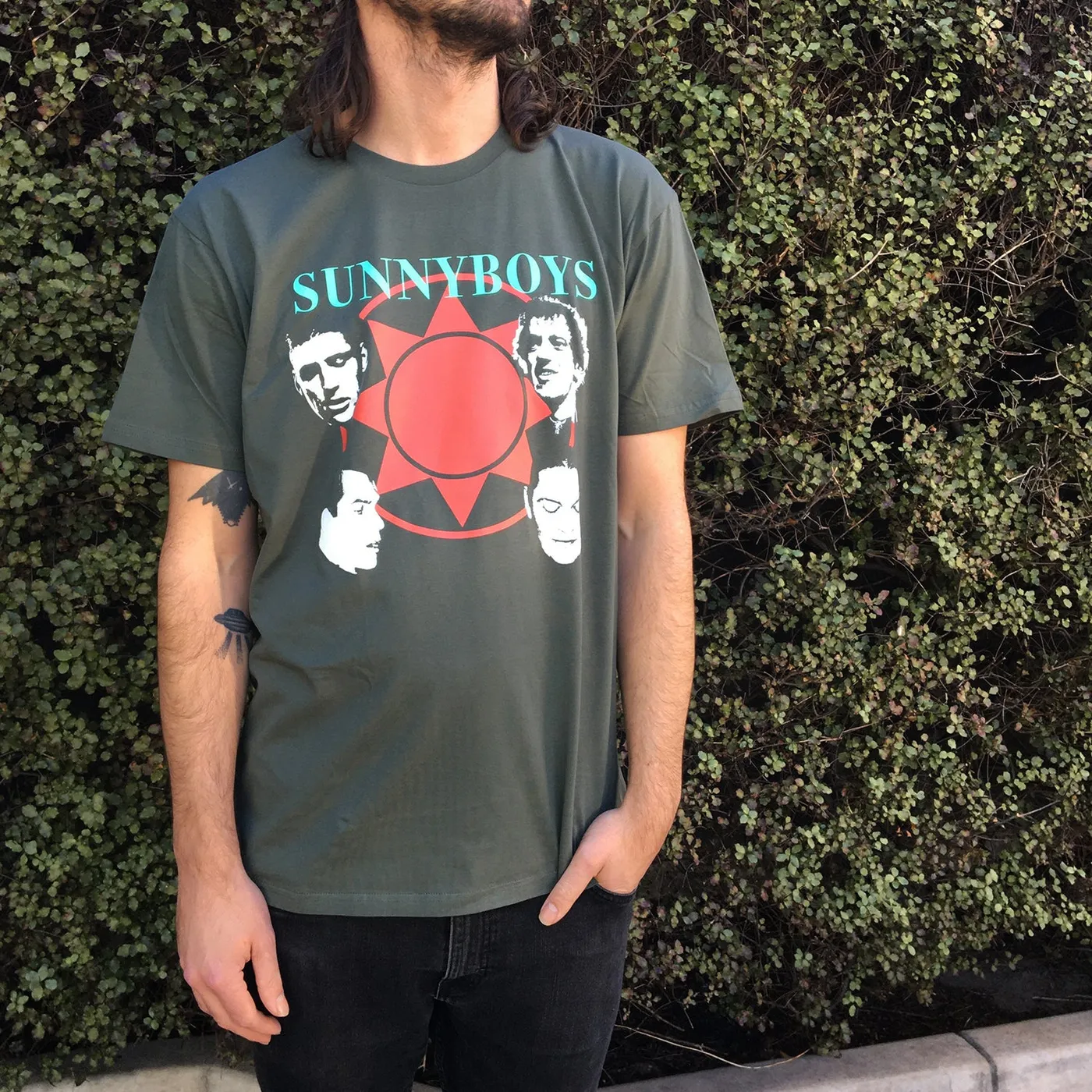 Sunnyboys Real Live T-Shirt (Olive Green)