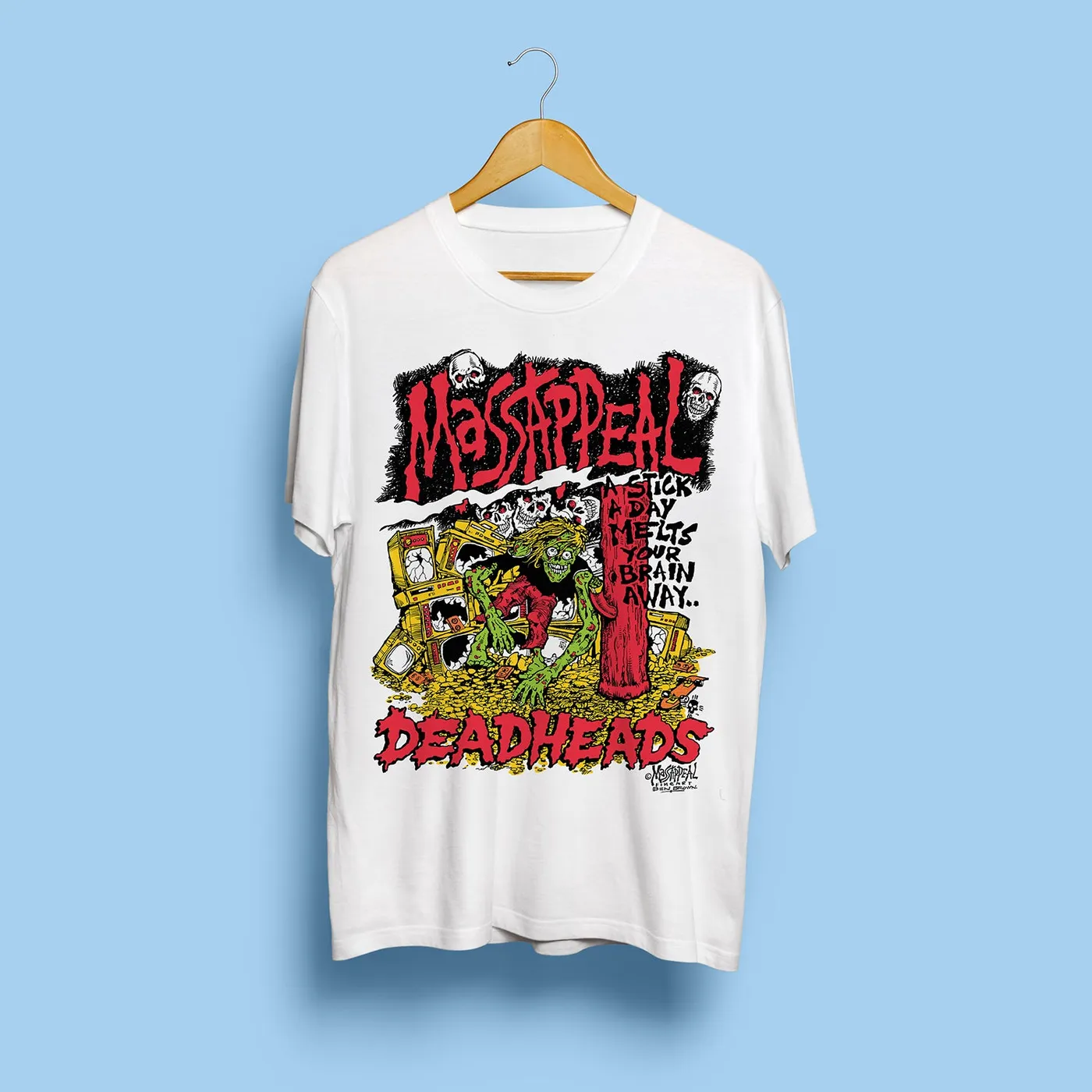 Massappeal Deadheads T-Shirt (White)