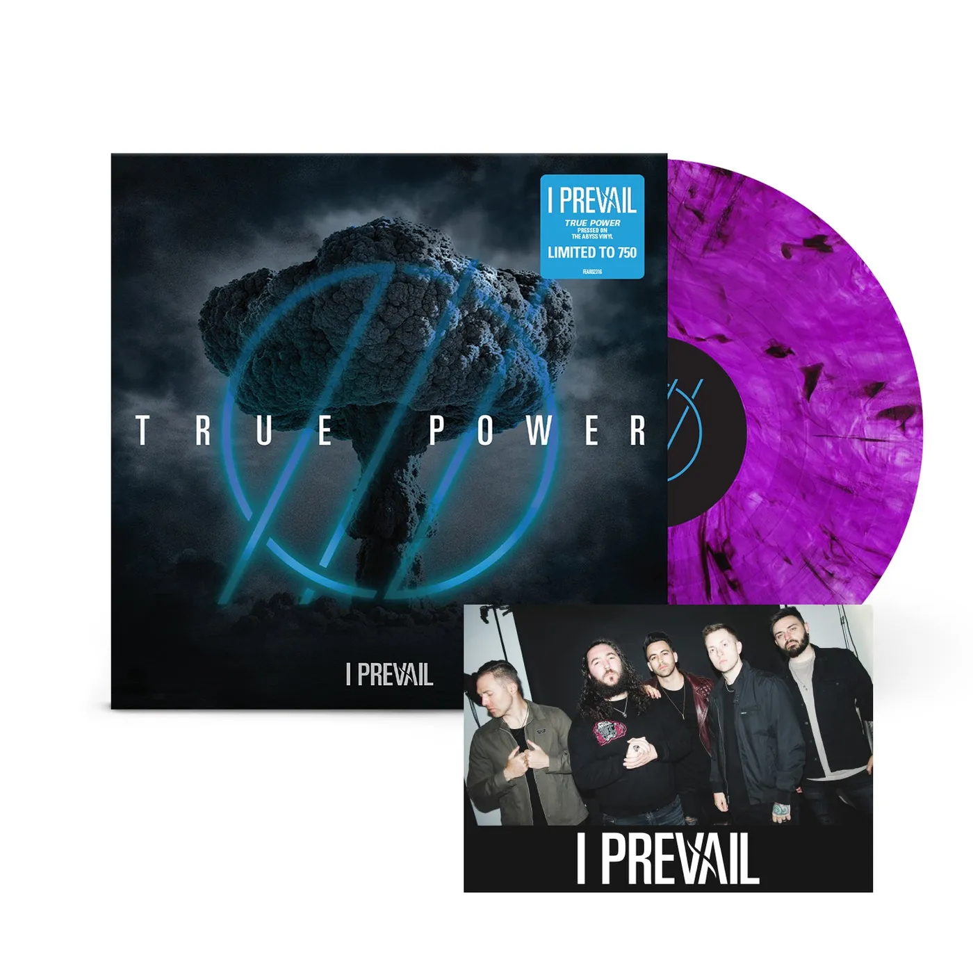 I Prevail True Power LP (The Abyss Vinyl) + Signed Postcard