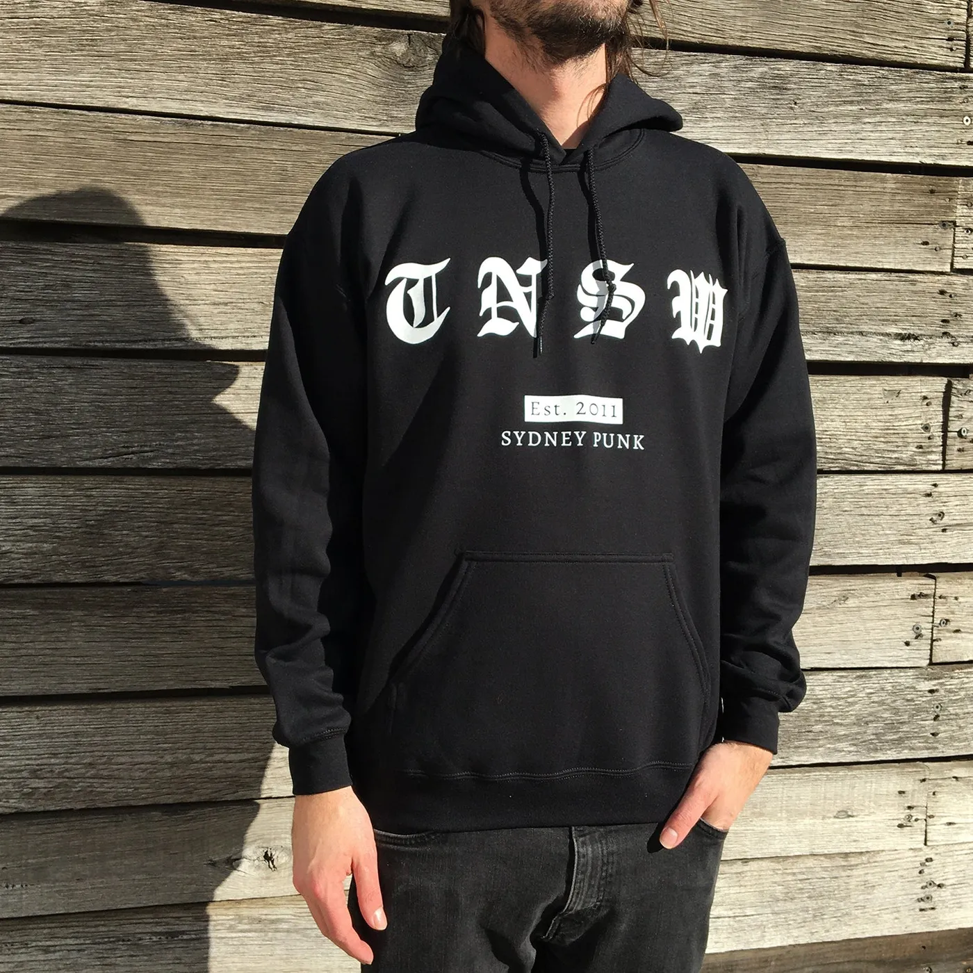 These New South Whales Old Skool Hoodie (Black)