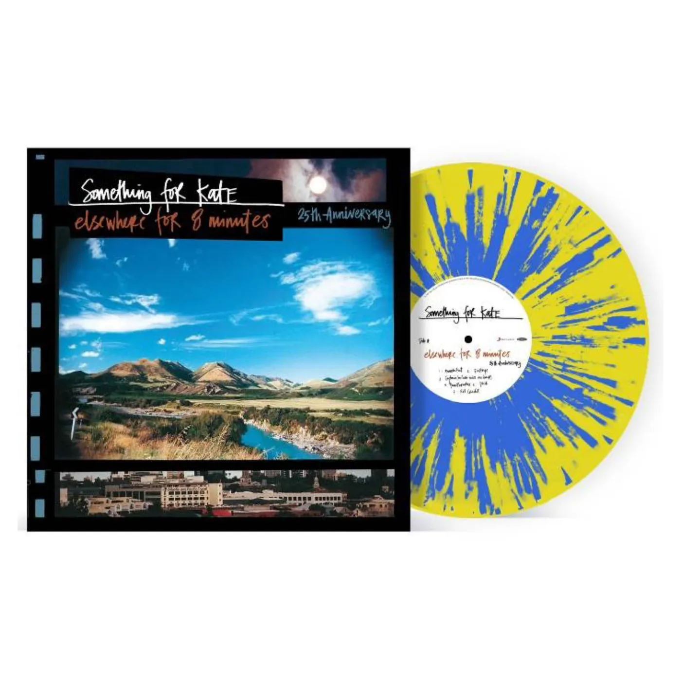 Something For Kate Elsewhere for 8 Minutes 25th Anniversary LP (Opaque Yellow w/Blue Splatter) (Vinyl)