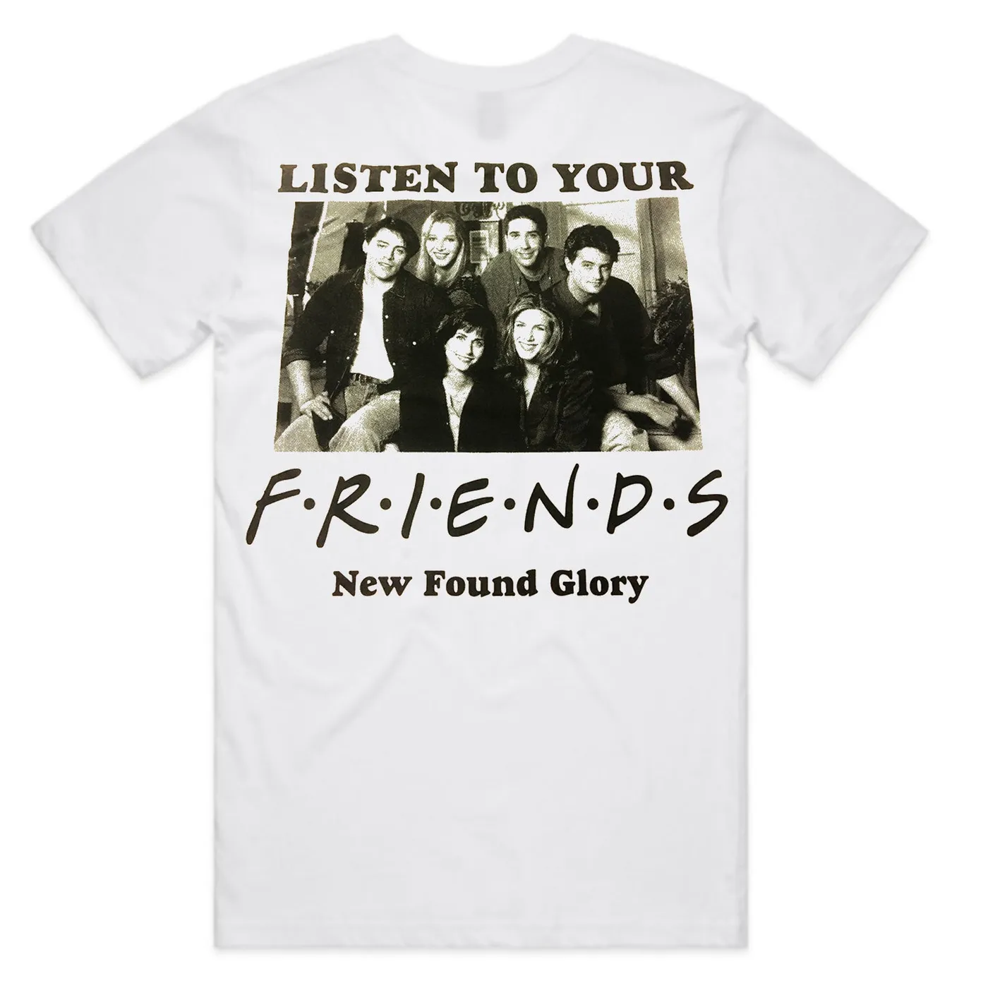 New Found Glory f.r.i.e.n.d.s. T-Shirt (White)
