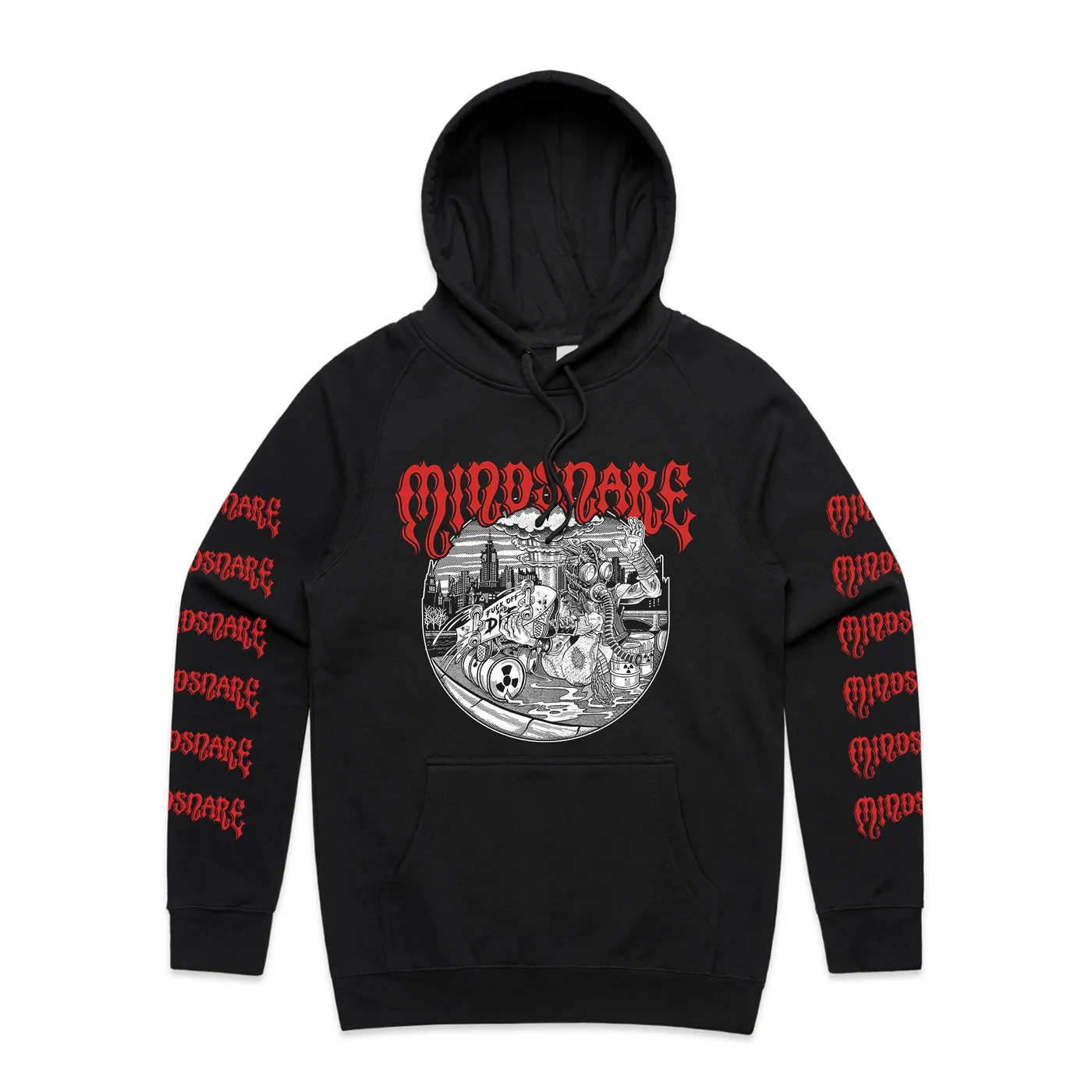 Mindsnare Gasman Hoodie (Black)