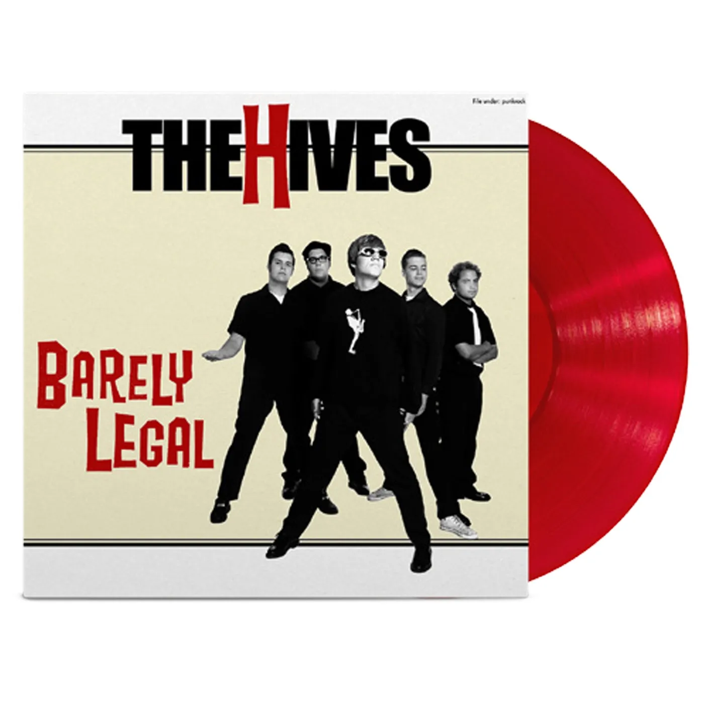 The Hives Barely Legal 25th Anniversary Re-Issue LP (Blood Red) (Vinyl)