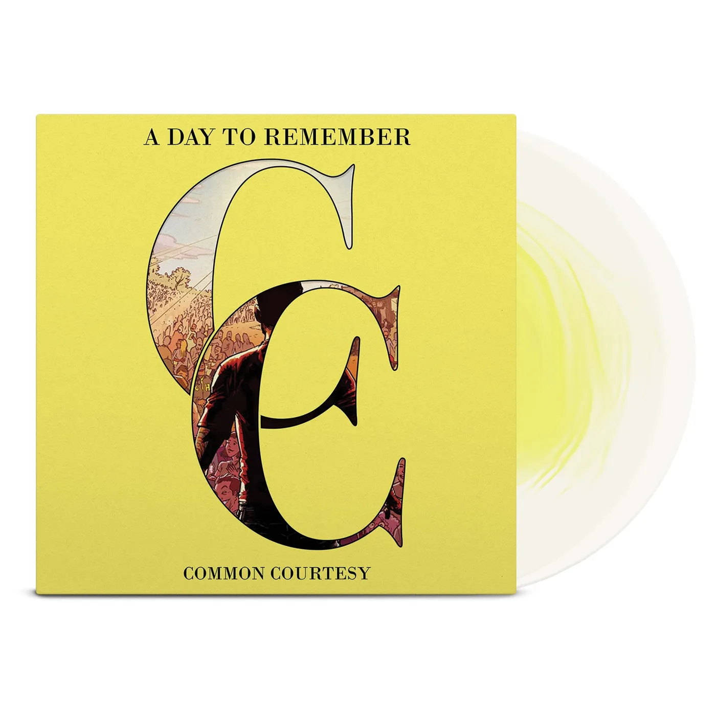 A Day To Remember Common Courtesy 2LP (Lemon & Milky Clear) - Reissue
