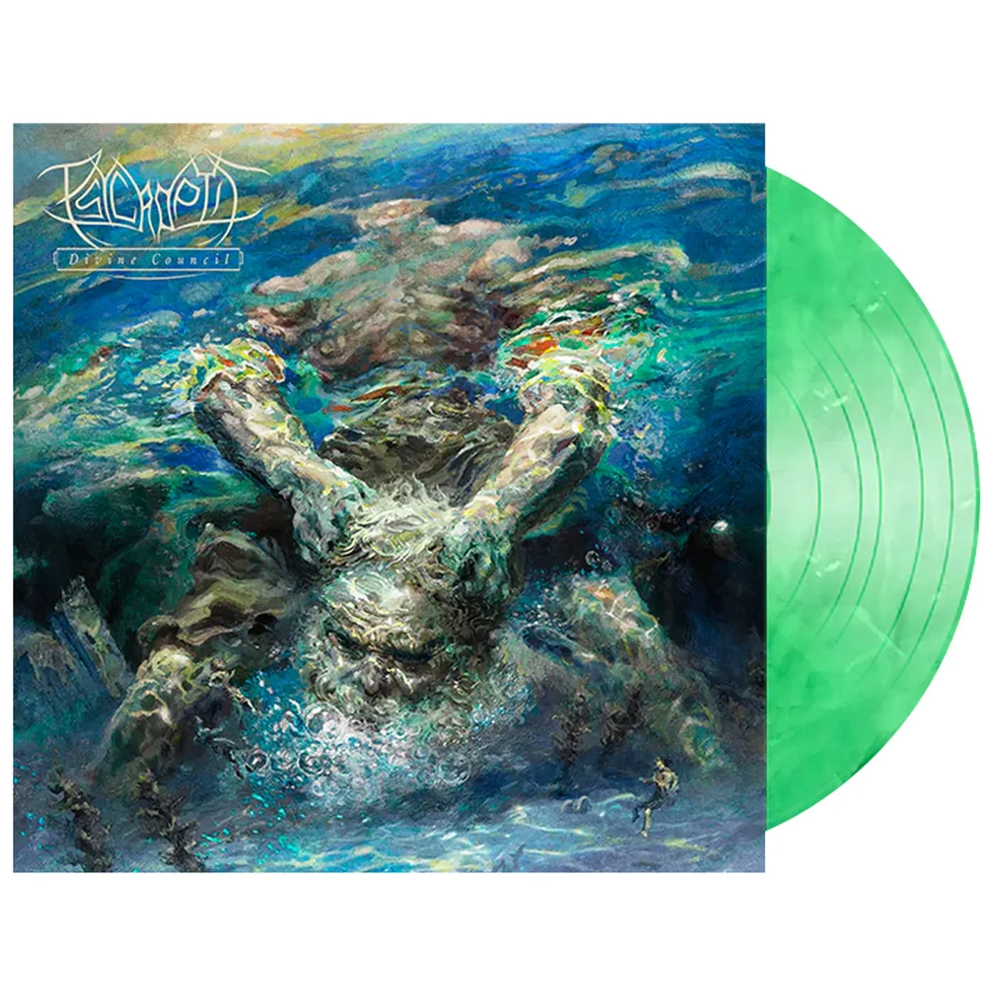 Psycroptic Divine Council LP (Green Galaxy) (Vinyl)