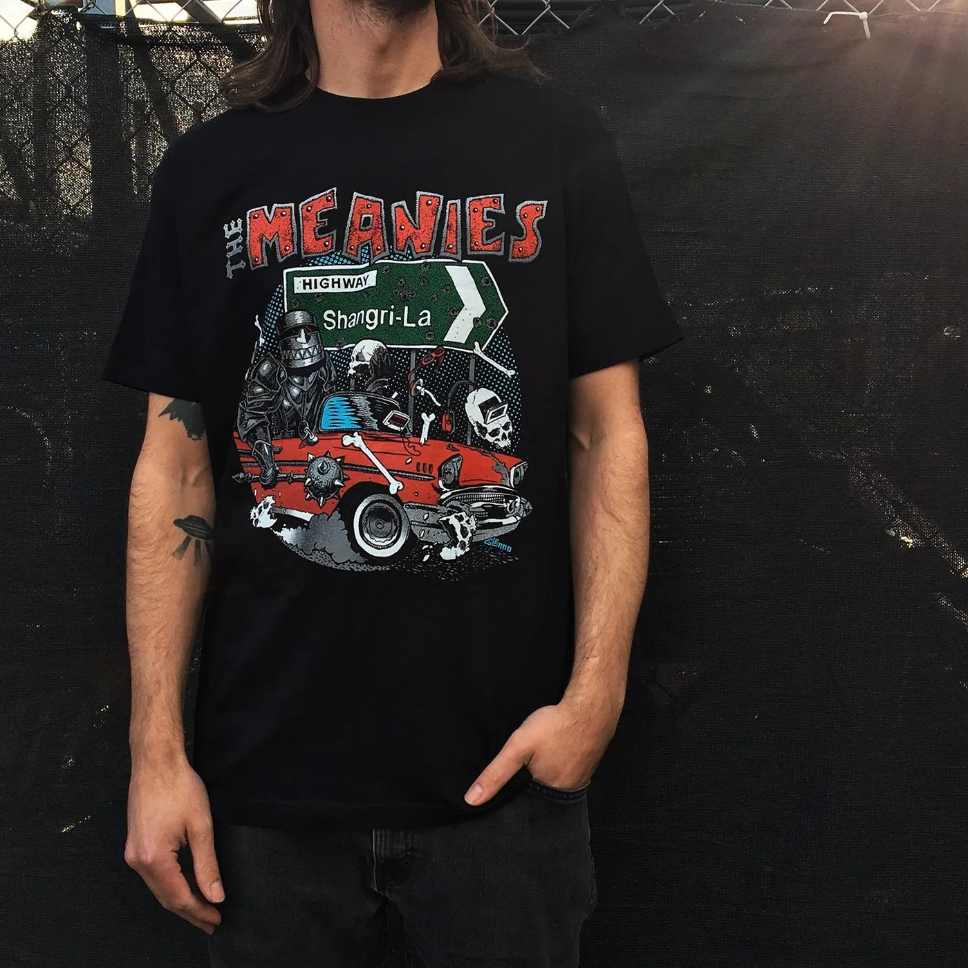 The Meanies Shangri La T-shirt (Black)