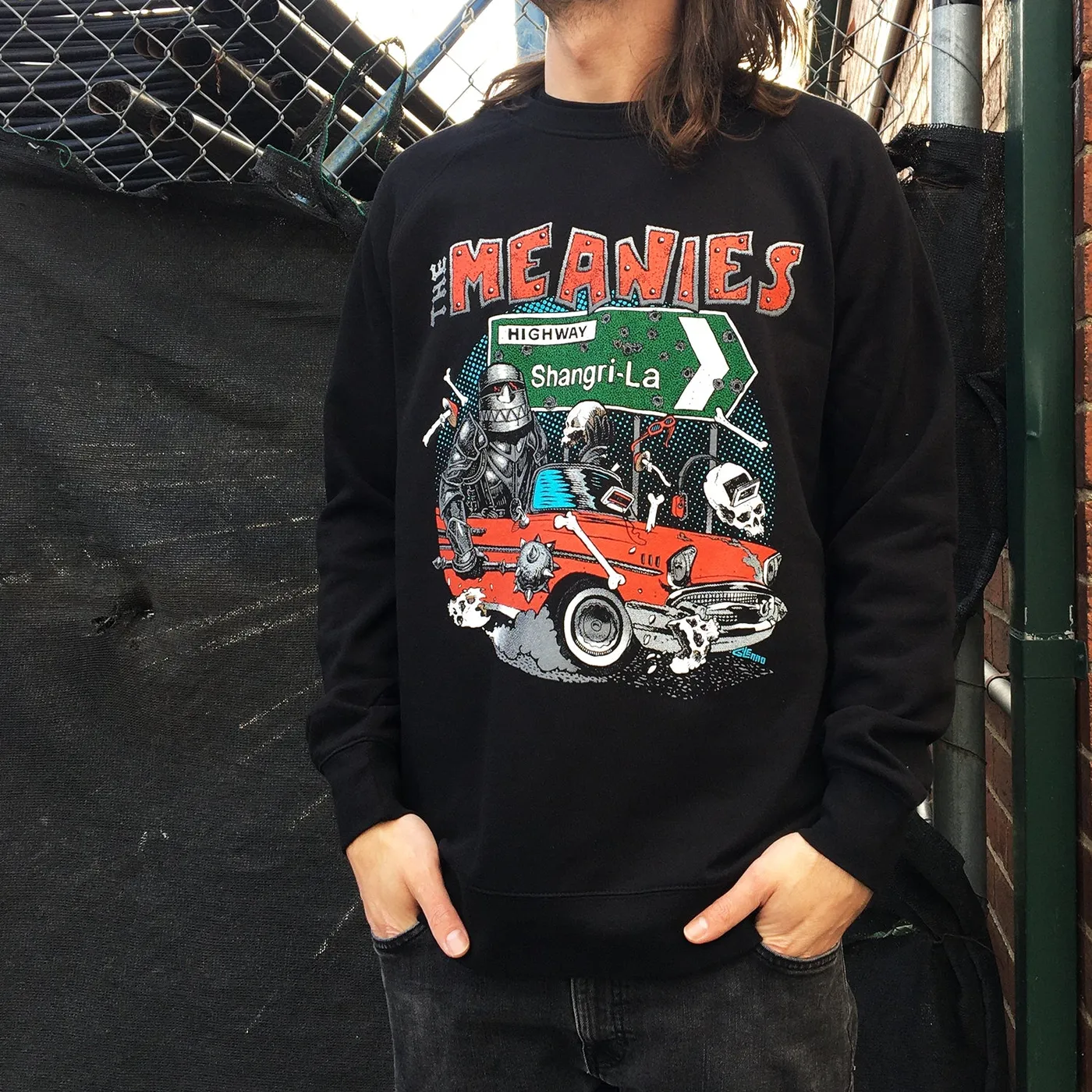 The Meanies Shangri La Crewneck (Black)