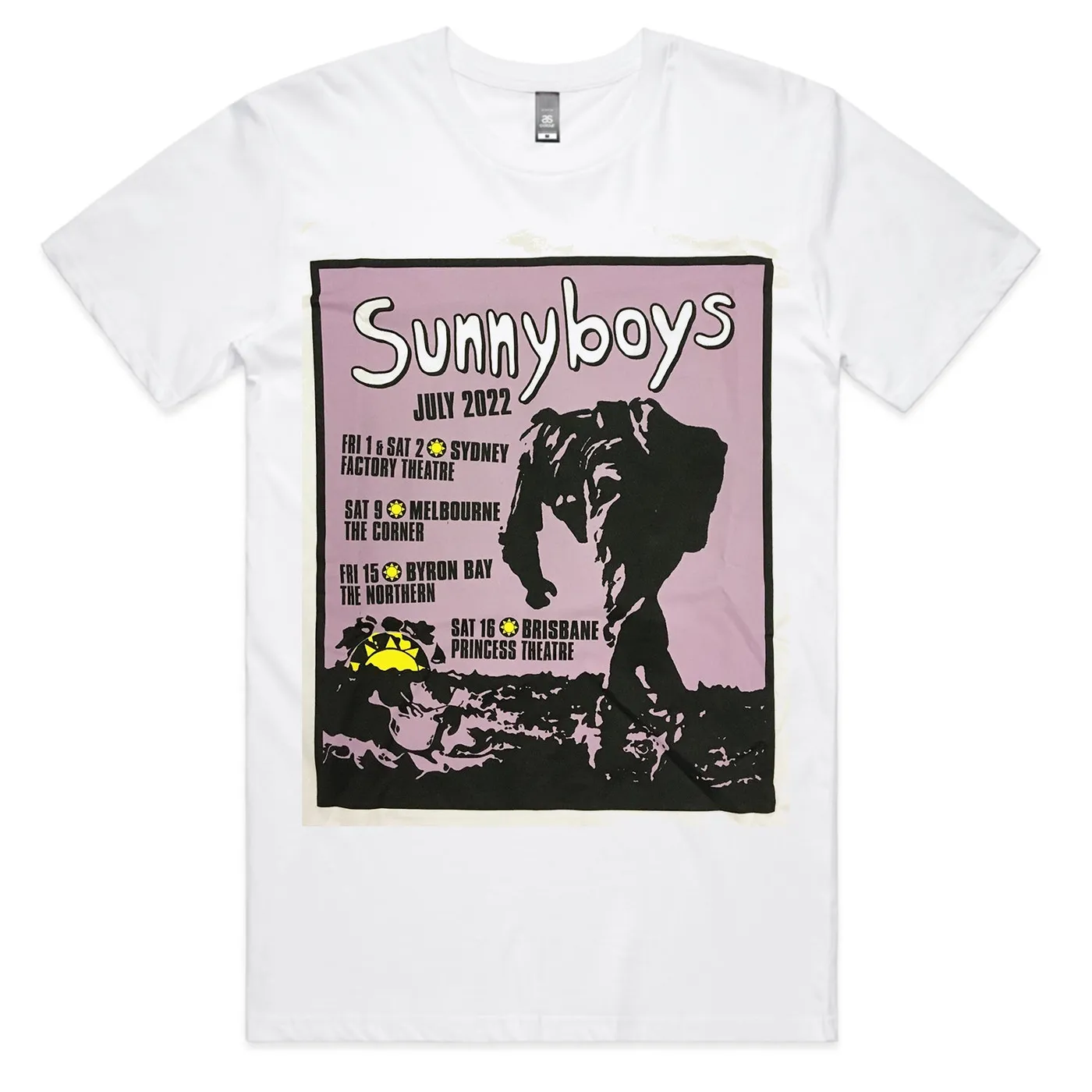 Sunnyboys July 2022 Tour T-Shirt (White)