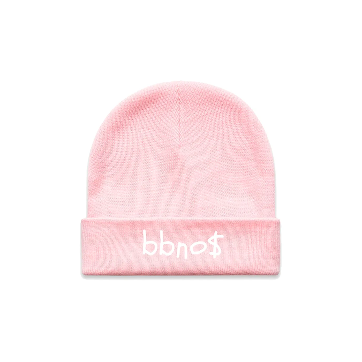 bbno$ Logo Beanie (Pink)