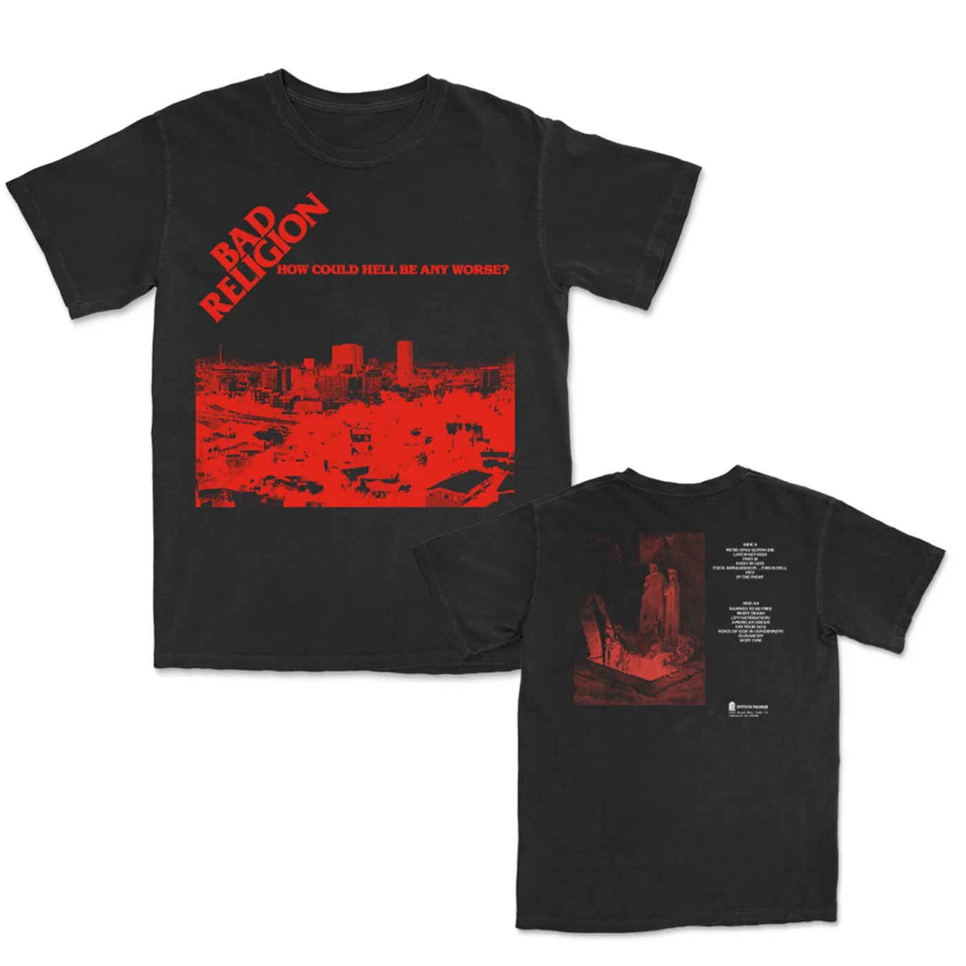 Bad Religion How Could Hell Be Any Worse? Tee (Black)