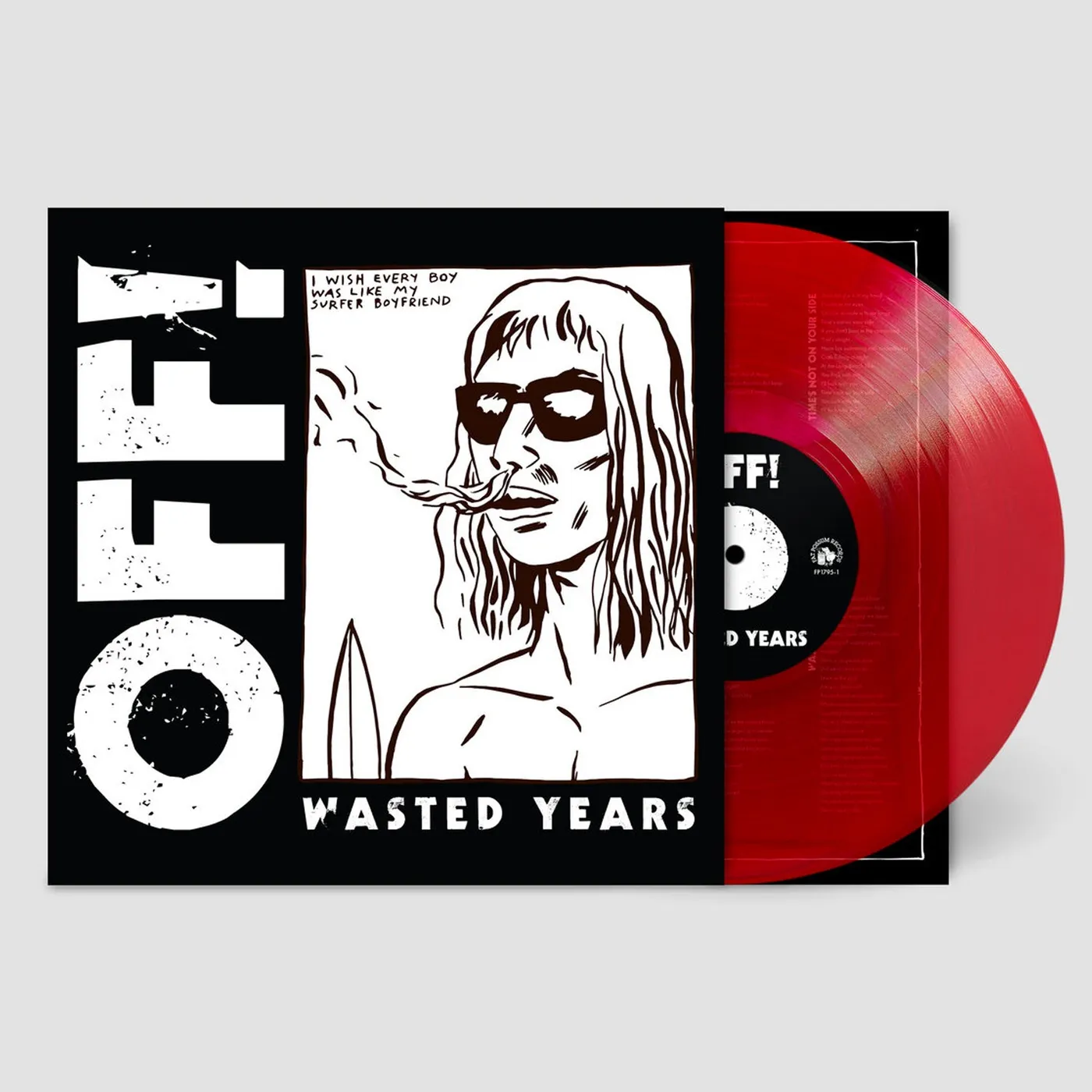 OFF! Wasted Years LP (Translucent Red Vinyl)