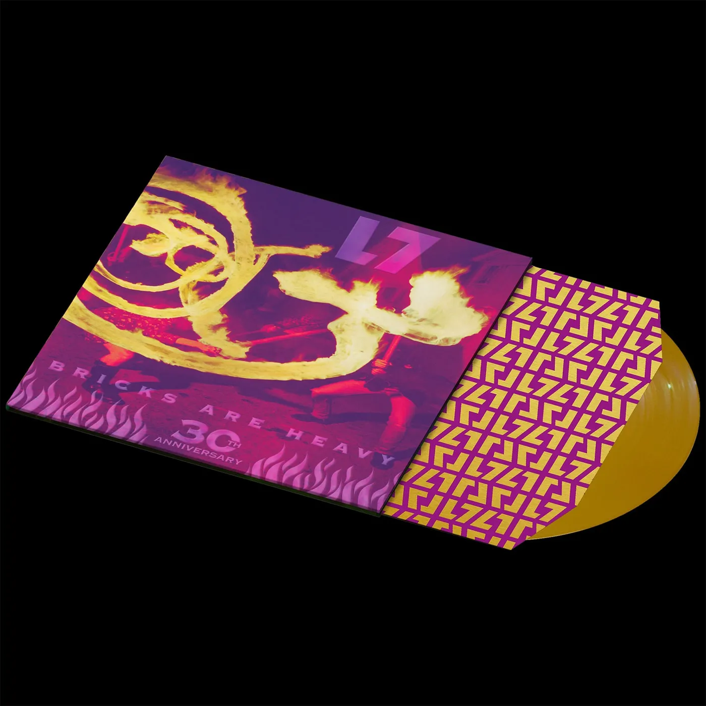 L7 Bricks Are Heavy 30th Anniv. Reissue LP (Gold Vinyl)